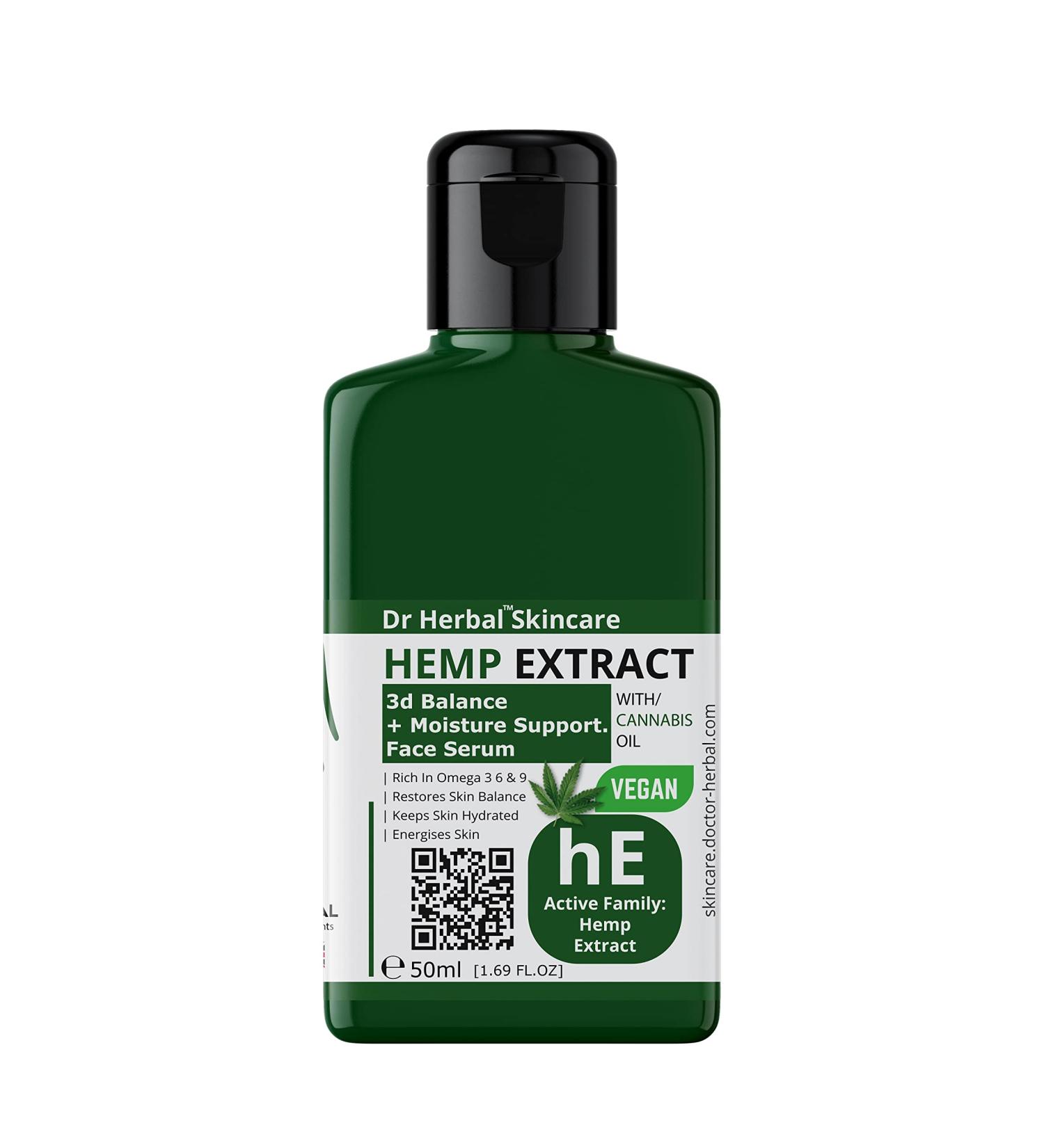 Hemp Extract Face Serum 50ML Moisturise | Anti-Aging | Soothe Inflammation by Dr Herbal Skincare