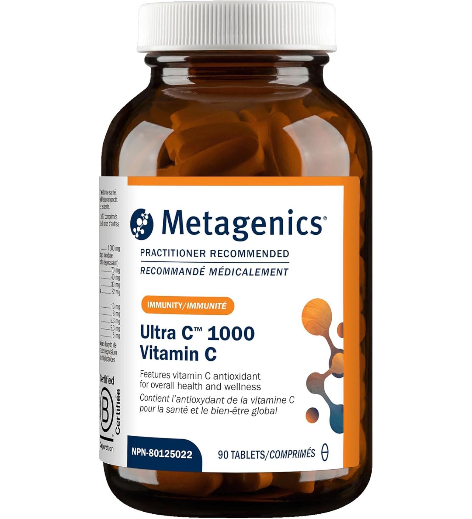 Metagenics - Ultra C 1000 - Vitamin C Antioxidant - 90 Tablets - Buy Online on GoSupps.com