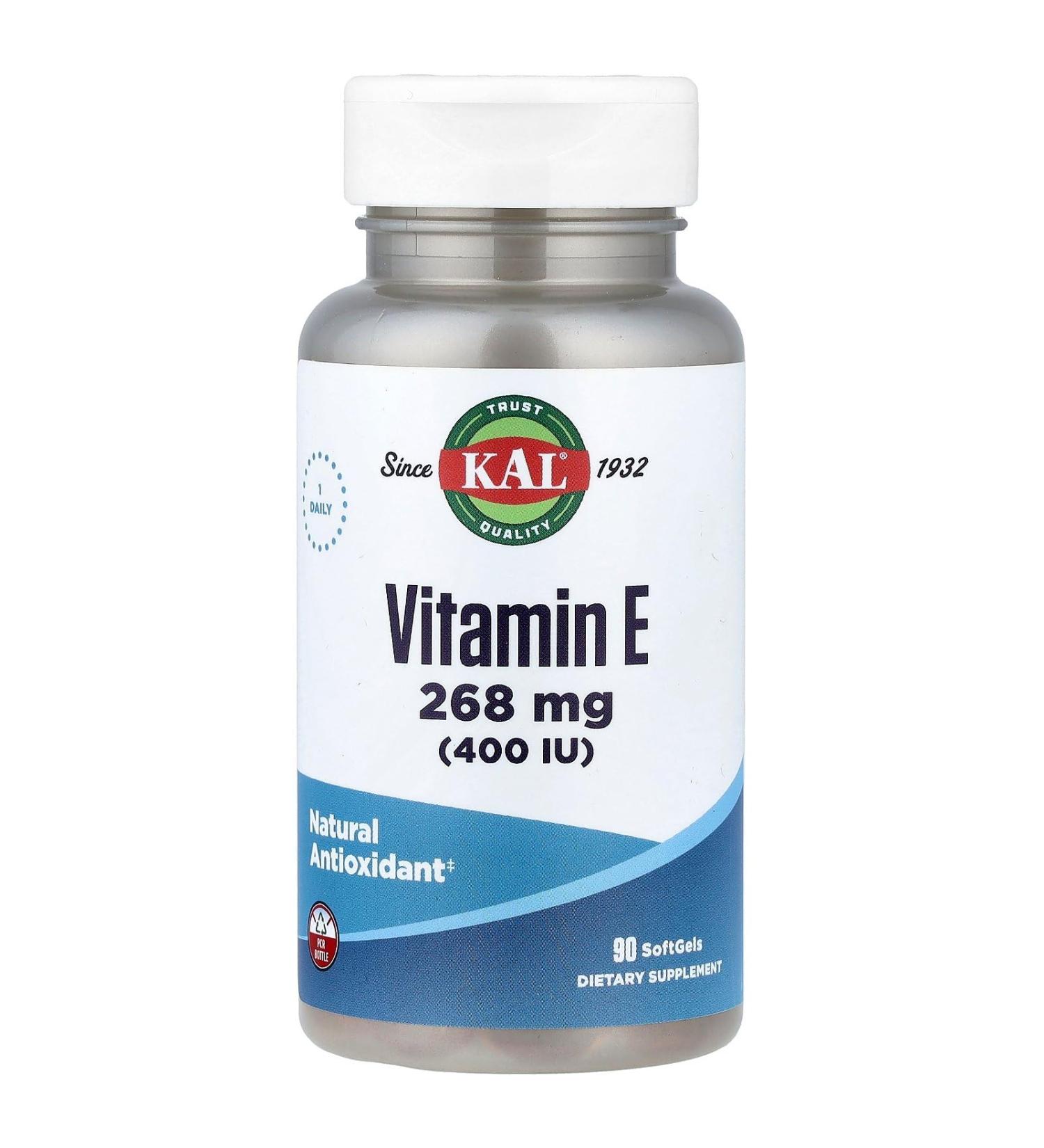 KAL Vitamin E 268 mg (400 IU) 90 SoftGels