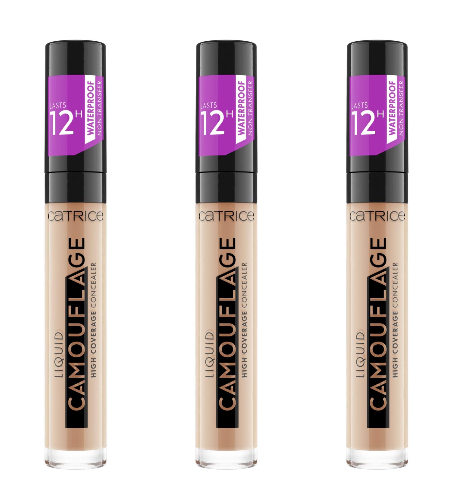 Catrice Liquid Camouflage Concealer 3x5ml - Waterproof High Coverage 12H Wear | No. 020 Light Beige - International Shipping Available - Buy Online on GoSupps.com