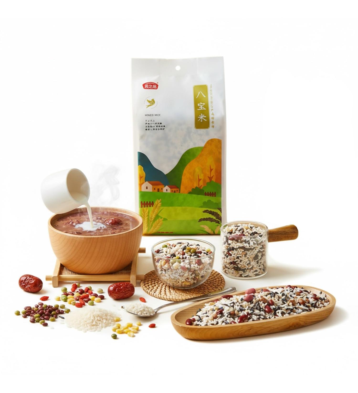 M lange De C r ales Aux Huit Tr sors M lange De C r ales Crues De 1 Kg Bouillie Nutritive Grains Grossiers - Buy Online on GoSupps.com