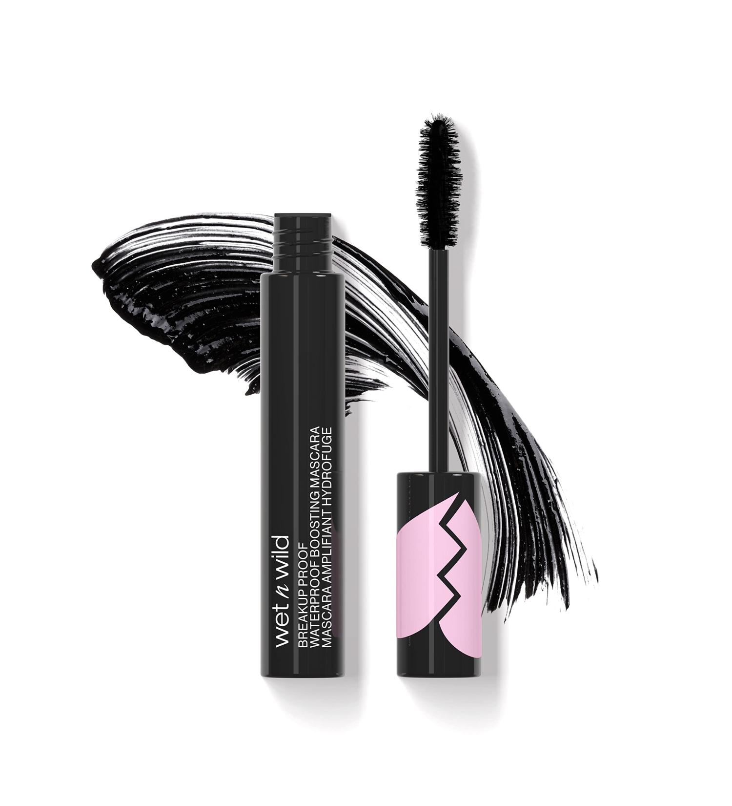 Wet N Wild Breakup Proof Waterproof Boosting Mascara Waterproof Lash Lengthening Mascara Castor Oil Enriched and Glitter-Free Formula Buildable Intensity Blackest Black Shade - Buy Online on GoSupps.com
