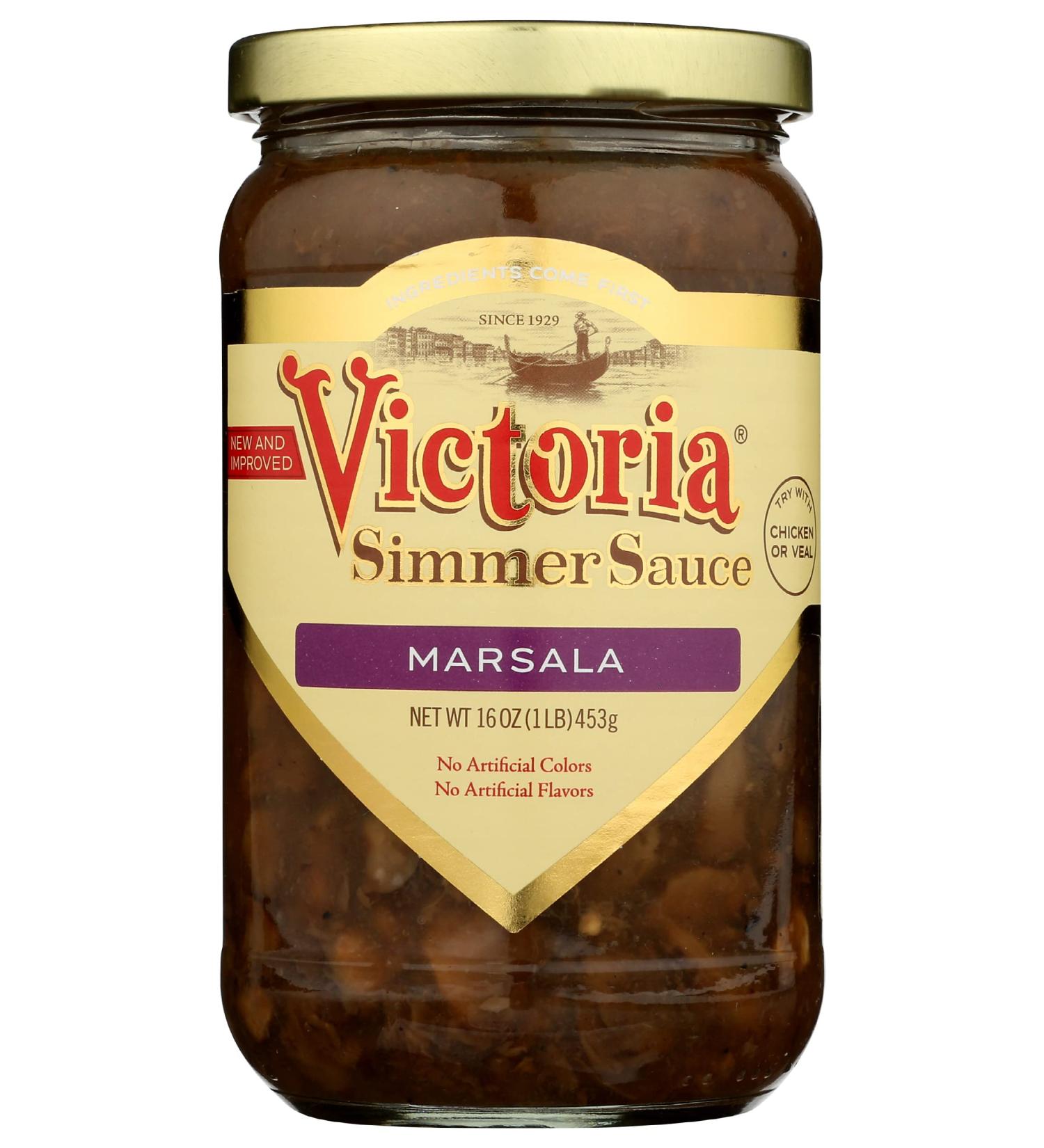 Victoria Marsala Simmer Sauce - 16 oz | Authentic Italian Flavor - Buy Online on GoSupps.com