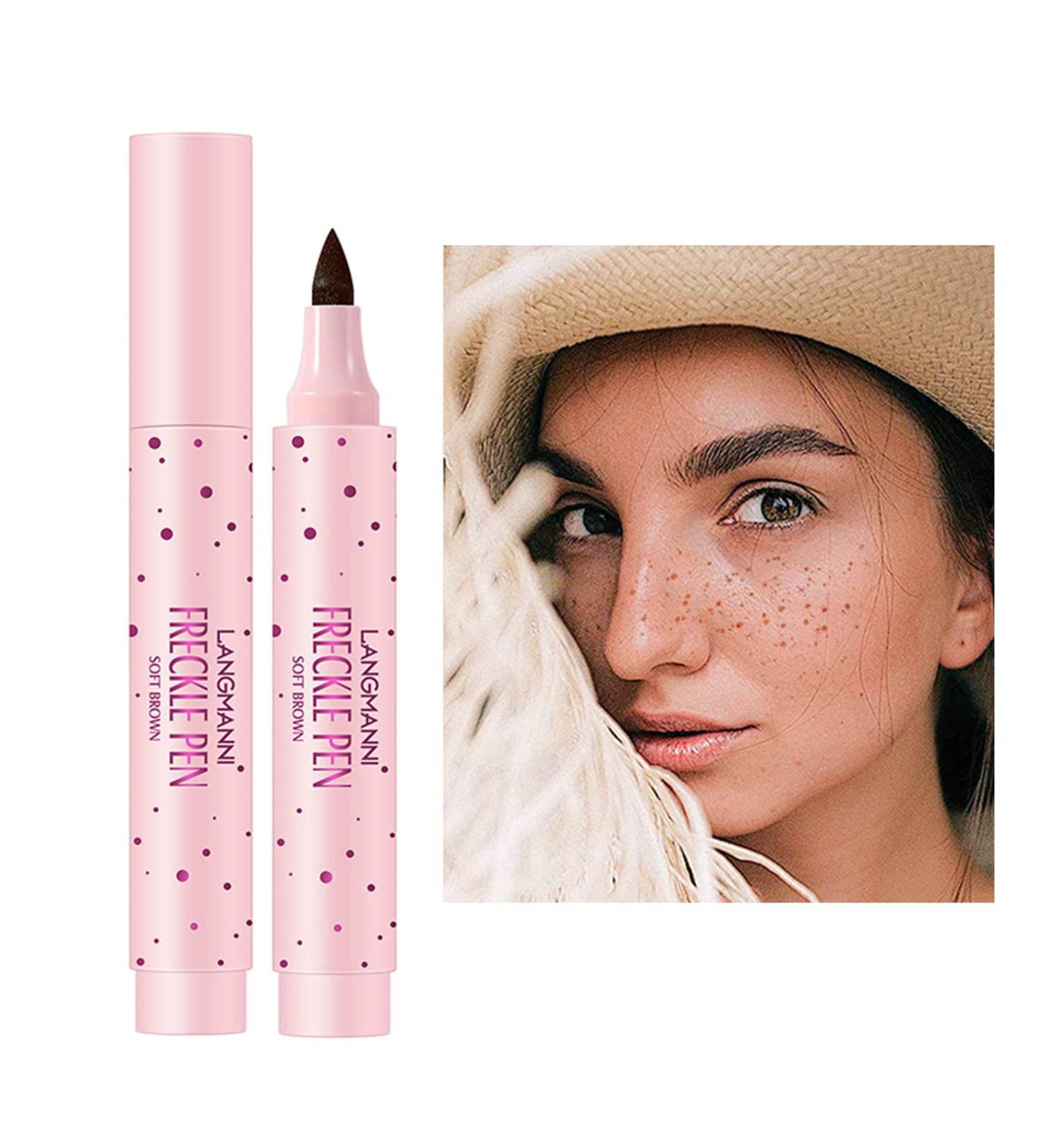 Buy Freckle Pen | Natural Lifesize Waterproof Makeup Tool - Soft Brown for Lifelike Freckles - Buy Online on GoSupps.com