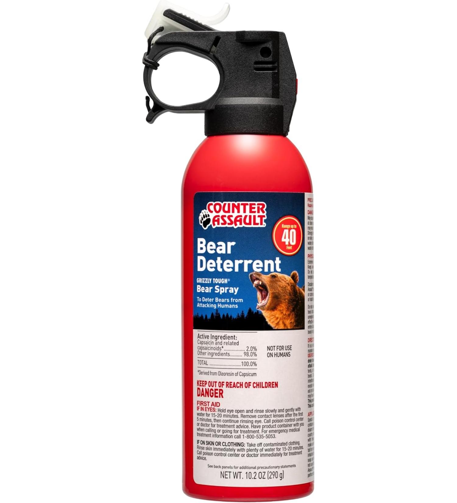 Counter Assault 10.2 oz Bear Spray - Partial Blister Packaging - Buy Online on GoSupps.com