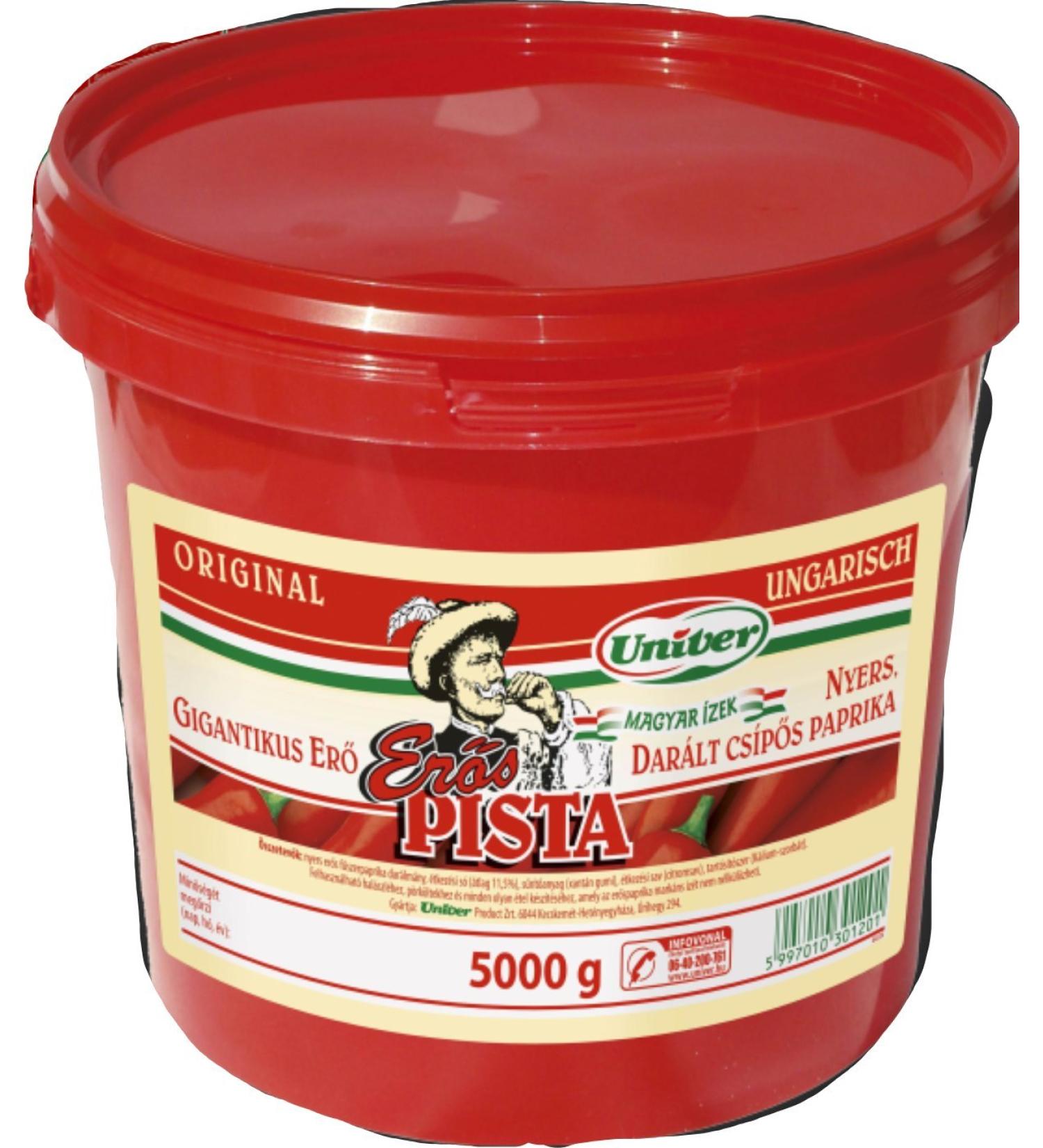 Univer Zrt. UNIVER | Er s Pista 5 kg Spicy pepper paste for catering/wholesale