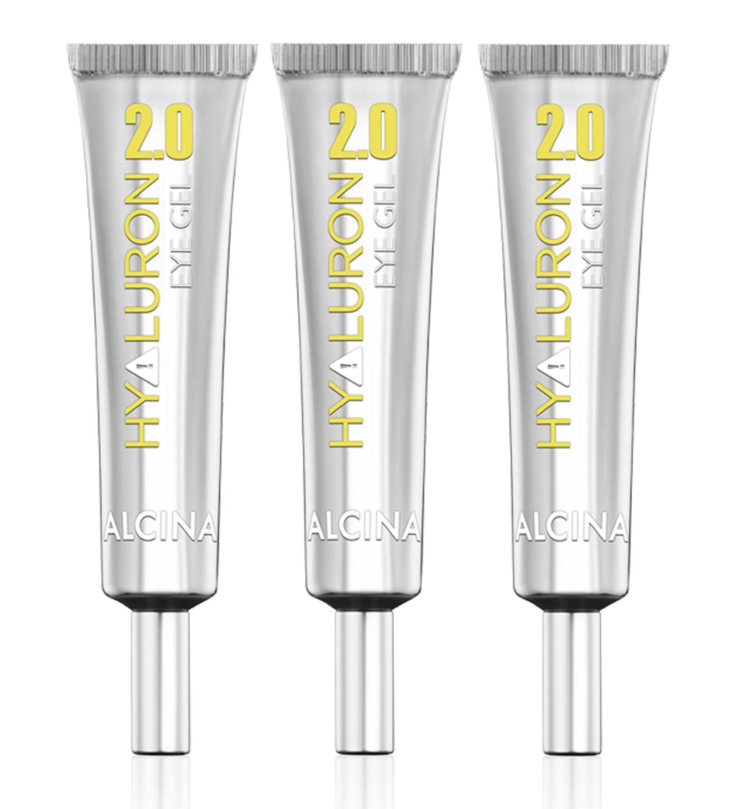 Pack of 3 Quench your skin's thirst Hyaluron 2.0 Eye Gel Alcina 15 ml each 45 ml