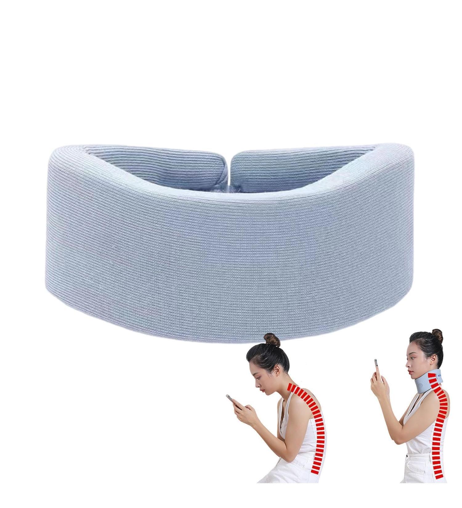 Cervical Neck Brace | Adjustable Neck Collar Comfortable and Breathable | Neck Support Pillows for Sleeping Cervical Neck Pillow Relieves Pressure in Spine for Women & Men - Buy Online on GoSupps.com