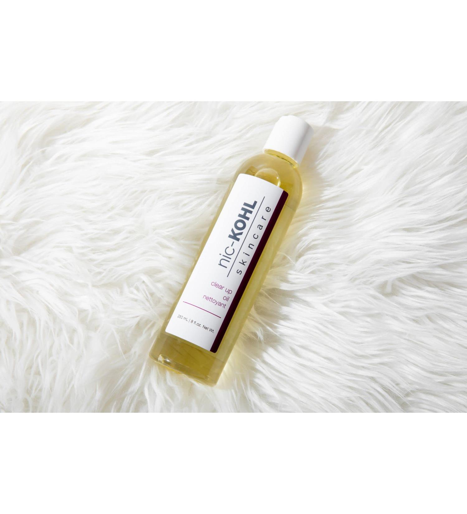 Clear Up Oil Deep Facial Cleansing Oil Makeup Remover Cleanses without Clogging Pores All Skin Types 250ml / 8 oz - Buy Online on GoSupps.com