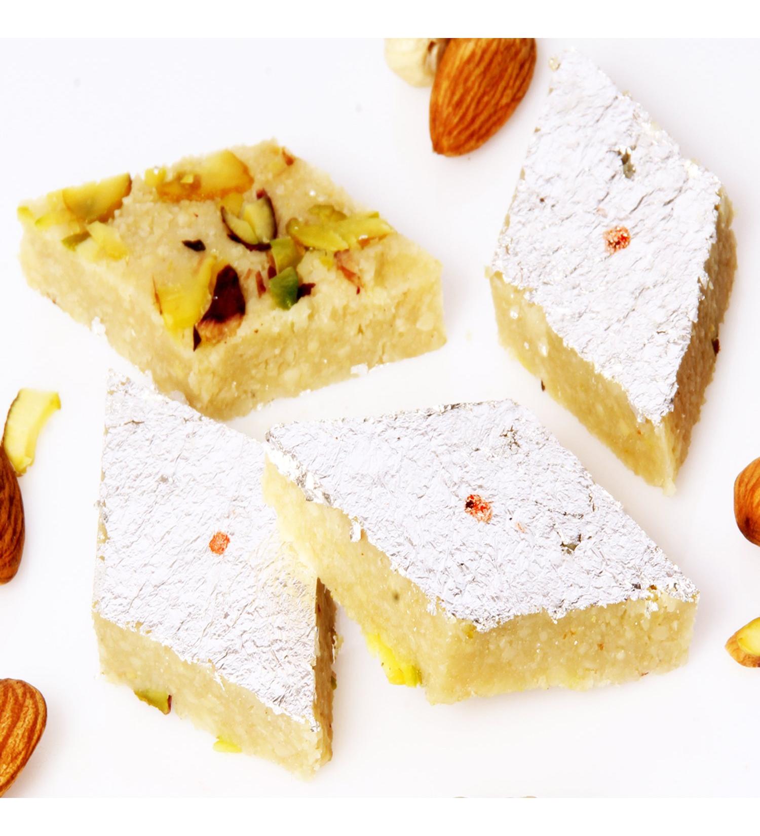 Ghasitaram Gifts Indian Sweets - Sugar Free Badam Katli 200 GMS (200gms)