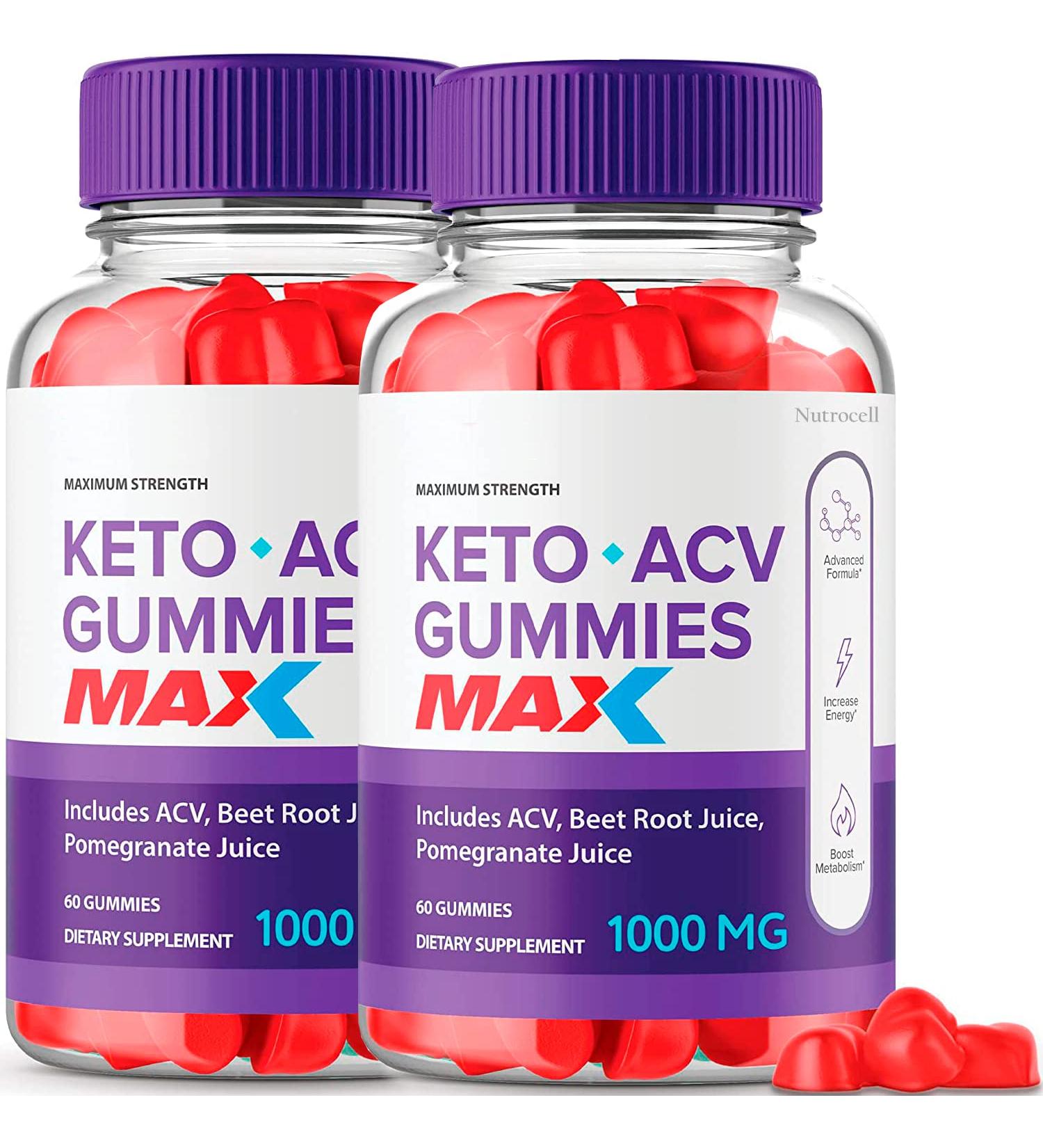 2 Pack Biolife Keto Gummies with ACV, Pomegranate Juice, Beet Root, B12 - Max Strength Formula - 60 Gummies per Pack - Buy Online on GoSupps.com