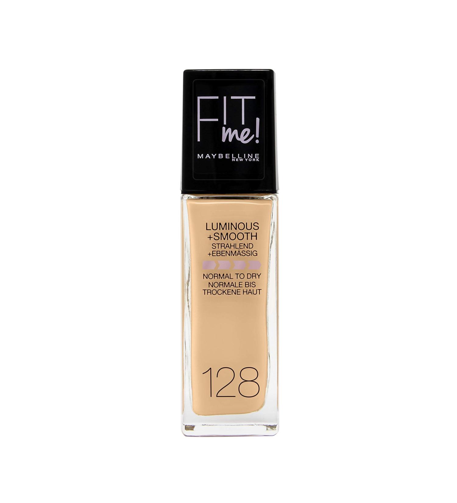  Maybelline Maybelline New York Make Up Fit Me! Foundation with SPF 18 for flawless skin. All skin types No. 128 Warm Nude 30 ml - Buy Online on GoSupps.com