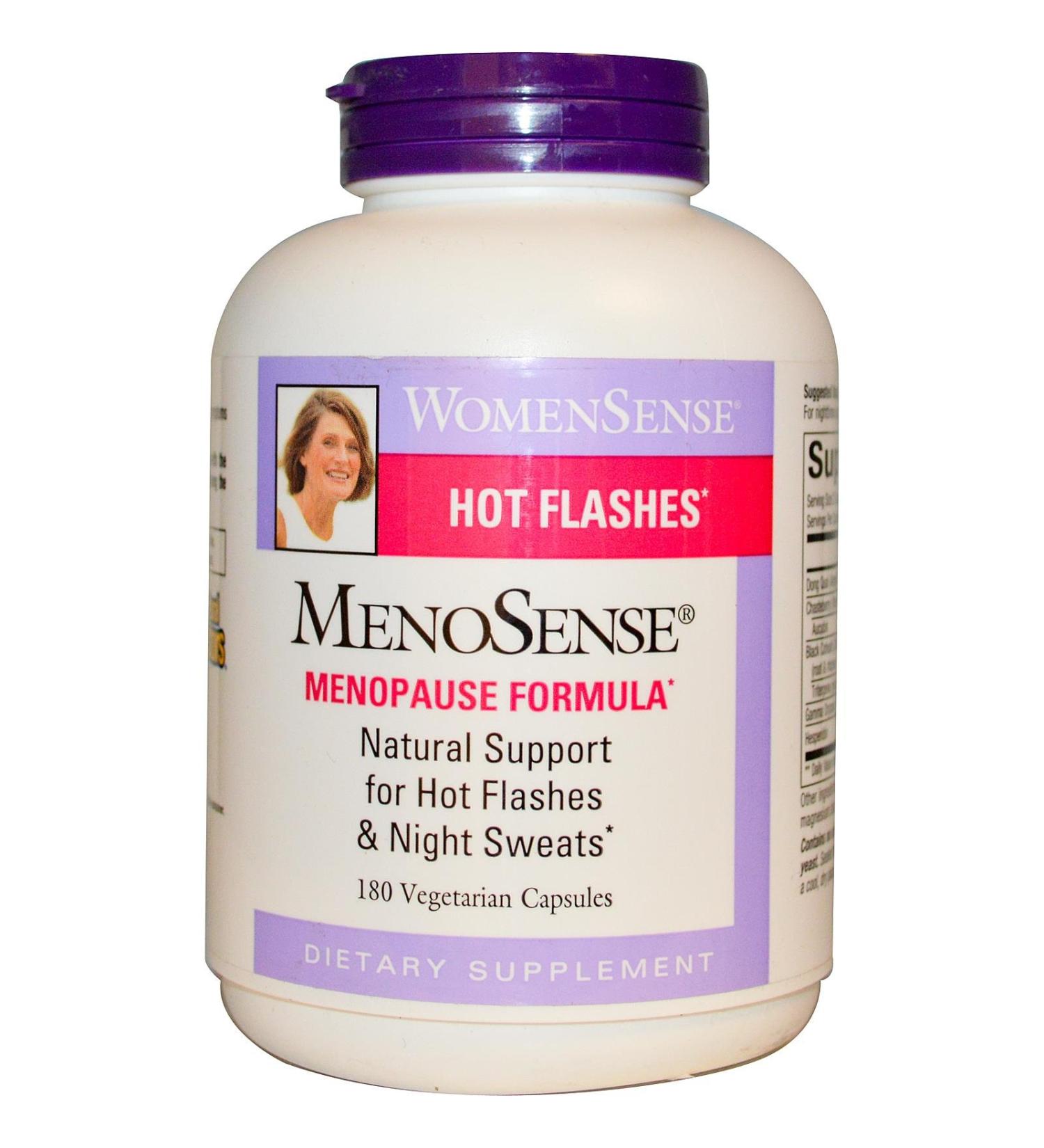Natural Factors WomenSense MenoSense Menopause Formula 180 Vegetarian Capsules