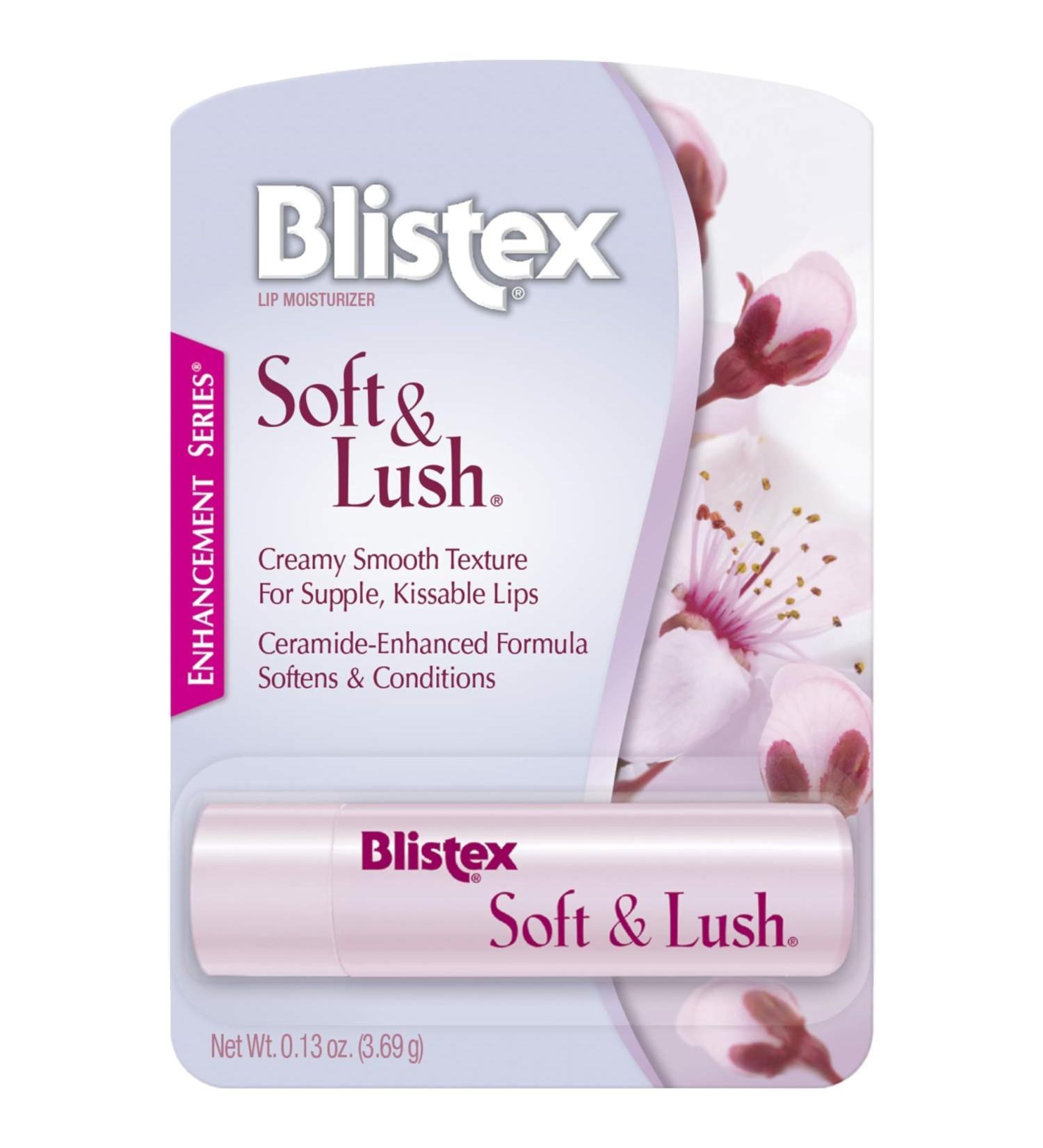 Blistex Soft & Lush Lip Balm 0.13 oz - Pack of 12 | Hydrating Soothing Lip Care | Buy Internationally Online - Buy Online on GoSupps.com