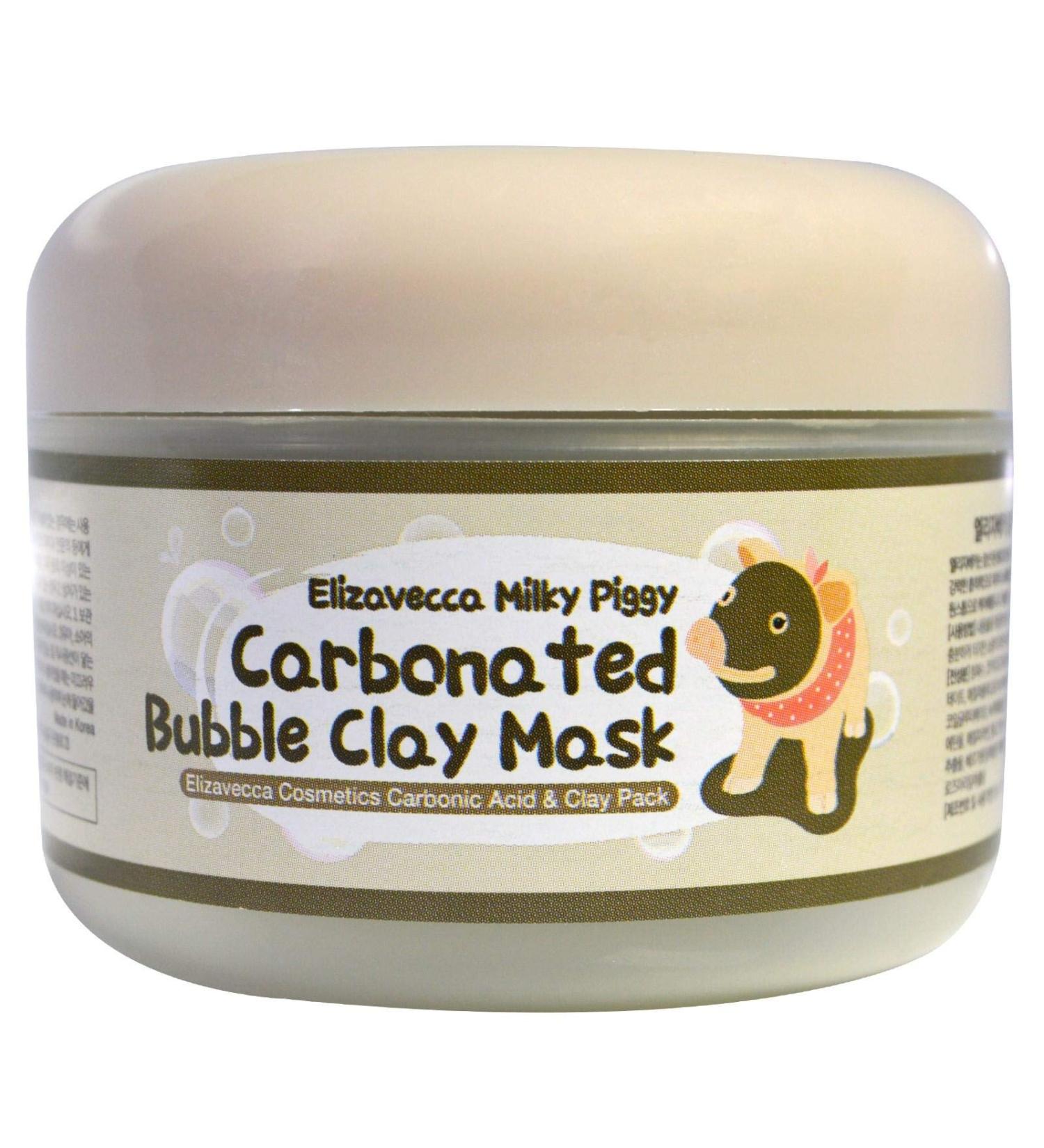 Elizavecca Milky Piggy Bubble Clay Mask 100g - Deep Cleansing & Exfoliating - Buy Online on GoSupps.com