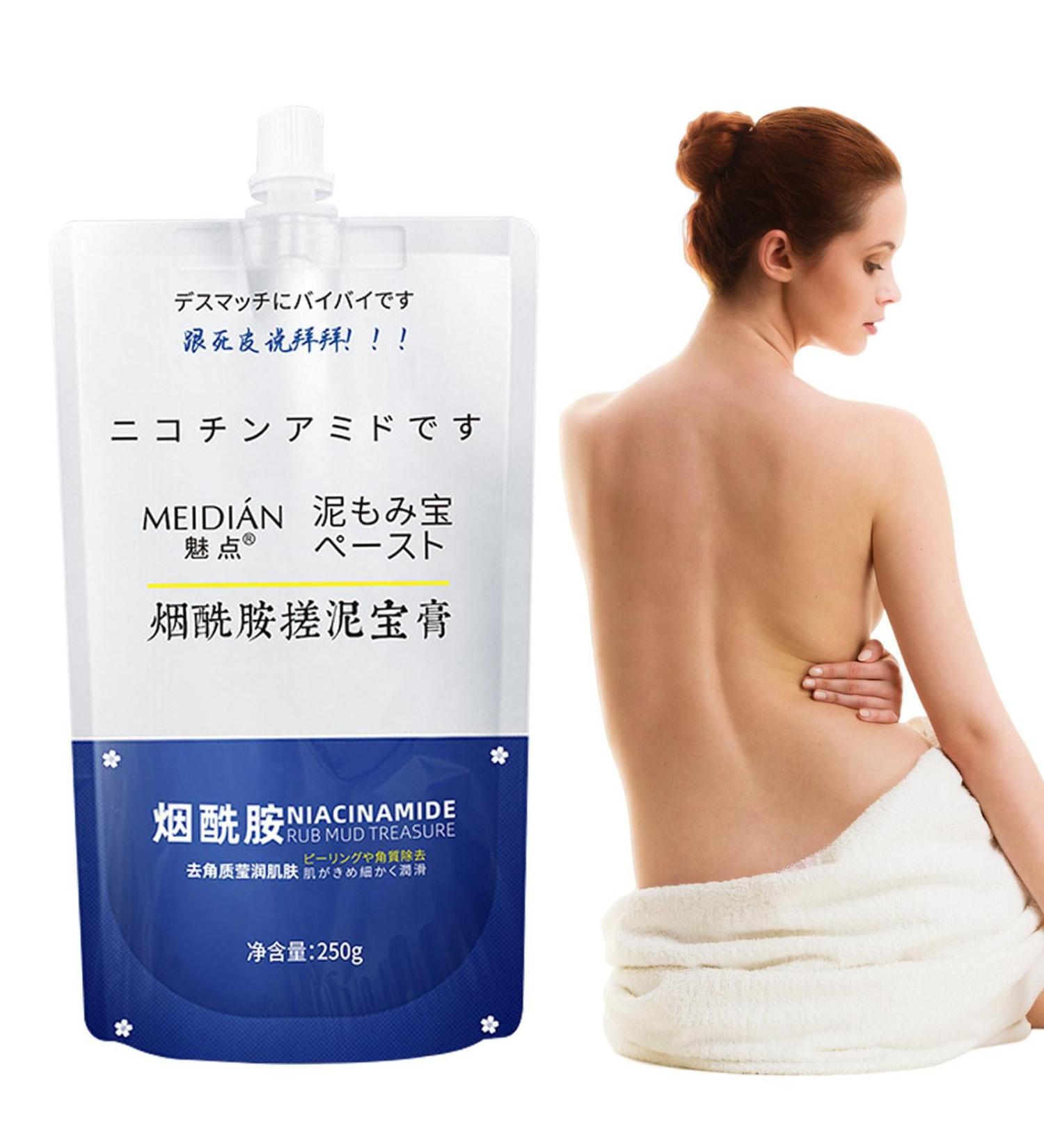 Rubbing Mud Gel Niacinamide Rubbing Skin Gel for Exfoliator 250g Skin Care Exfoliator Body Scrub Whole Body Rubbing Mud Gel Body Scrub Exfoliator Gormyel - Buy Online on GoSupps.com