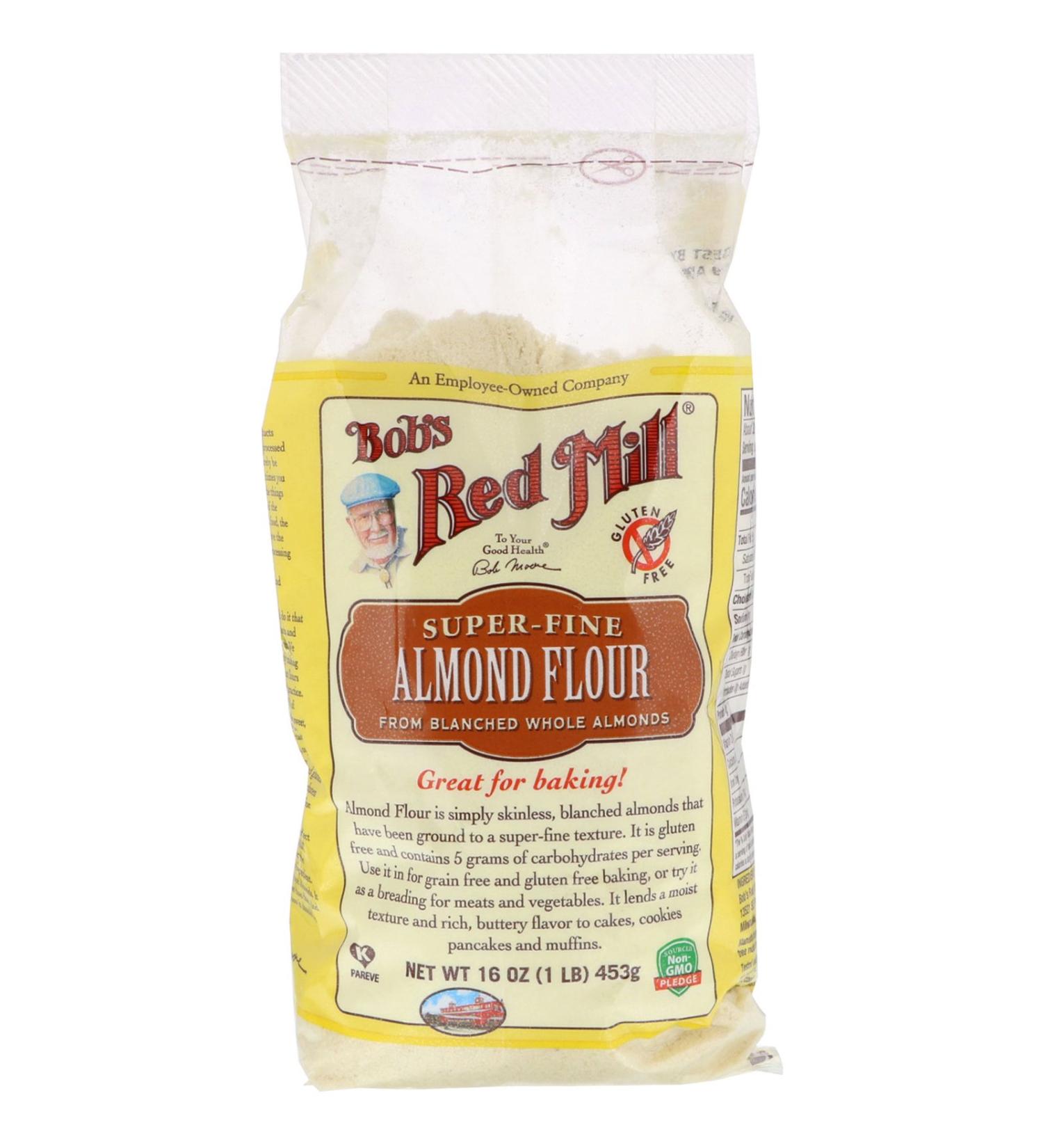 Bob's Red Mill Almond Flour 16 oz (453 g) | Gluten-Free Almond Meal for Baking - Buy Online on GoSupps.com