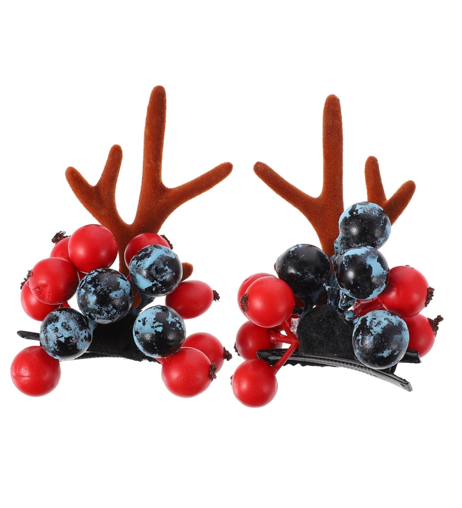 minkissy 1 Pair Christmas Antler Hair Clip Deer Horn Barrettes Hair Accessory Xmas Hair Clip Kids Hairpins Reindeer Hair Clip Christmas Hair Clips Kids Tiara Toddler Hair Piece Alloy Miss - Buy Online on GoSupps.com