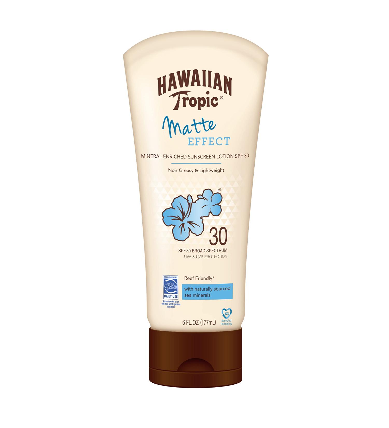 Hawaiian Tropic Matte Effect Sunscreen Lotion SPF 30 - 6 oz - Buy Online on GoSupps.com
