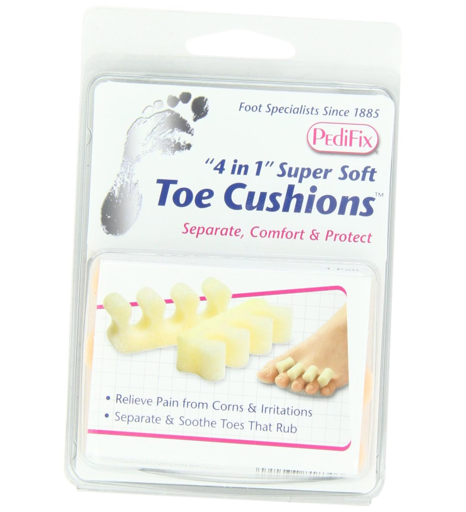 PediFix '4 In 1' Super Soft Toe Cushions - 2 Count Pack for Toe Comfort - Buy Online on GoSupps.com