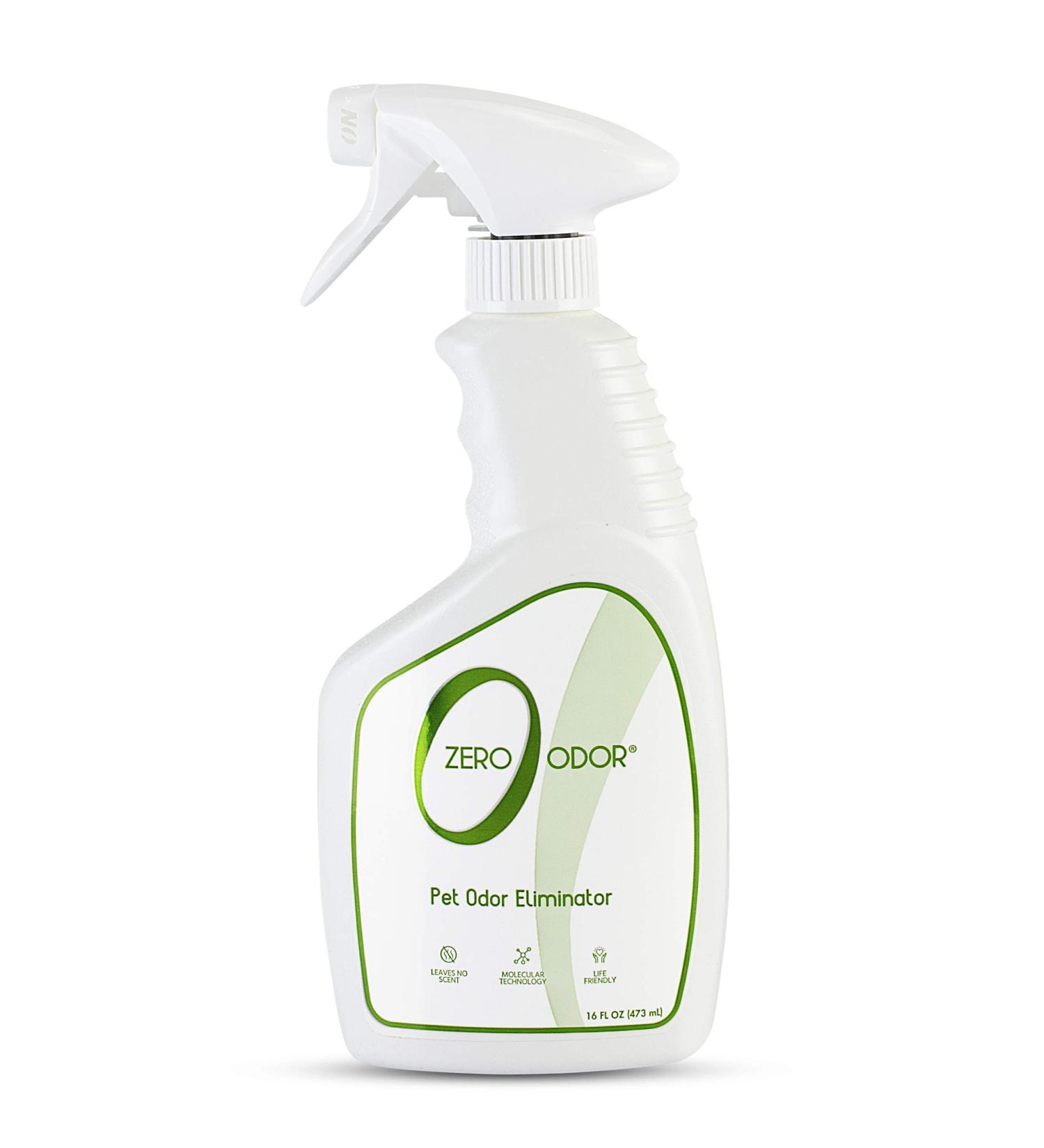 Zero Odor Pet Odor Eliminator - Permanently Removes Air & Surface Odors - Patented Molecular Technology for Carpets, Furniture, and Pet Beds - Long-lasting with Over 400 Sprays - Buy Online on GoSupps.com