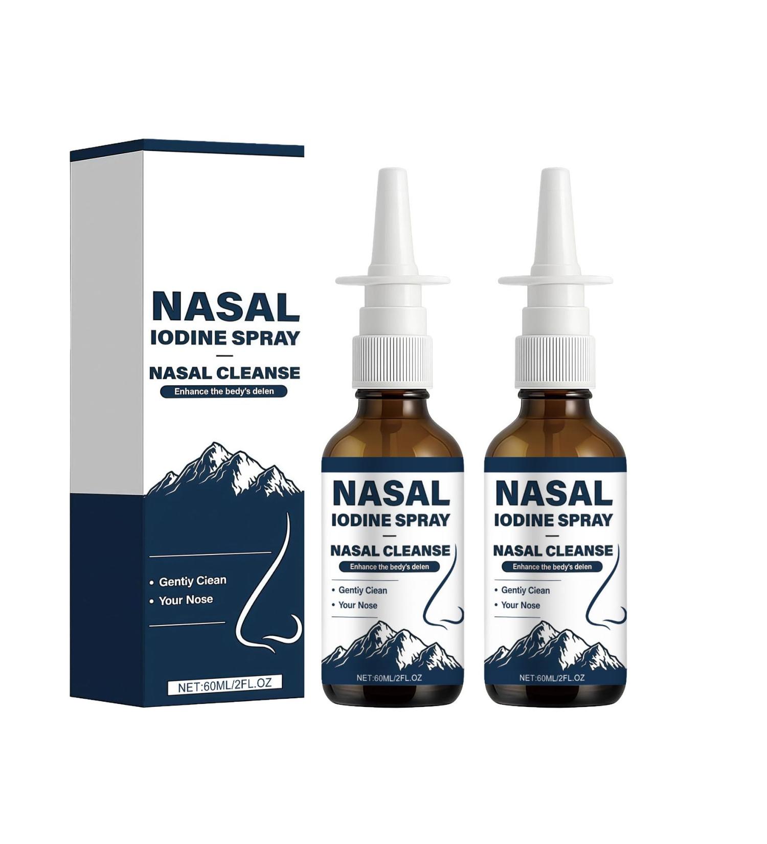 Nasal Care Spray Natural Mineral Nasal Cleansing Care Daily Nasal Cleansing & Refreshing Spray Suitable for Dry Air Environments Travel & Daily Use Size - 60ml (2 2.11 OZ) 2.11 Ounce 2 - Buy Online on GoSupps.com