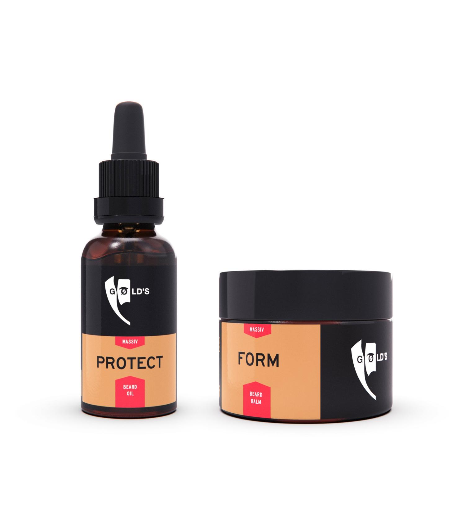 G LDs Beard Care Set - Premium Beard Oil & Balm (30ml Each) | International Shipping Available - Buy Online on GoSupps.com