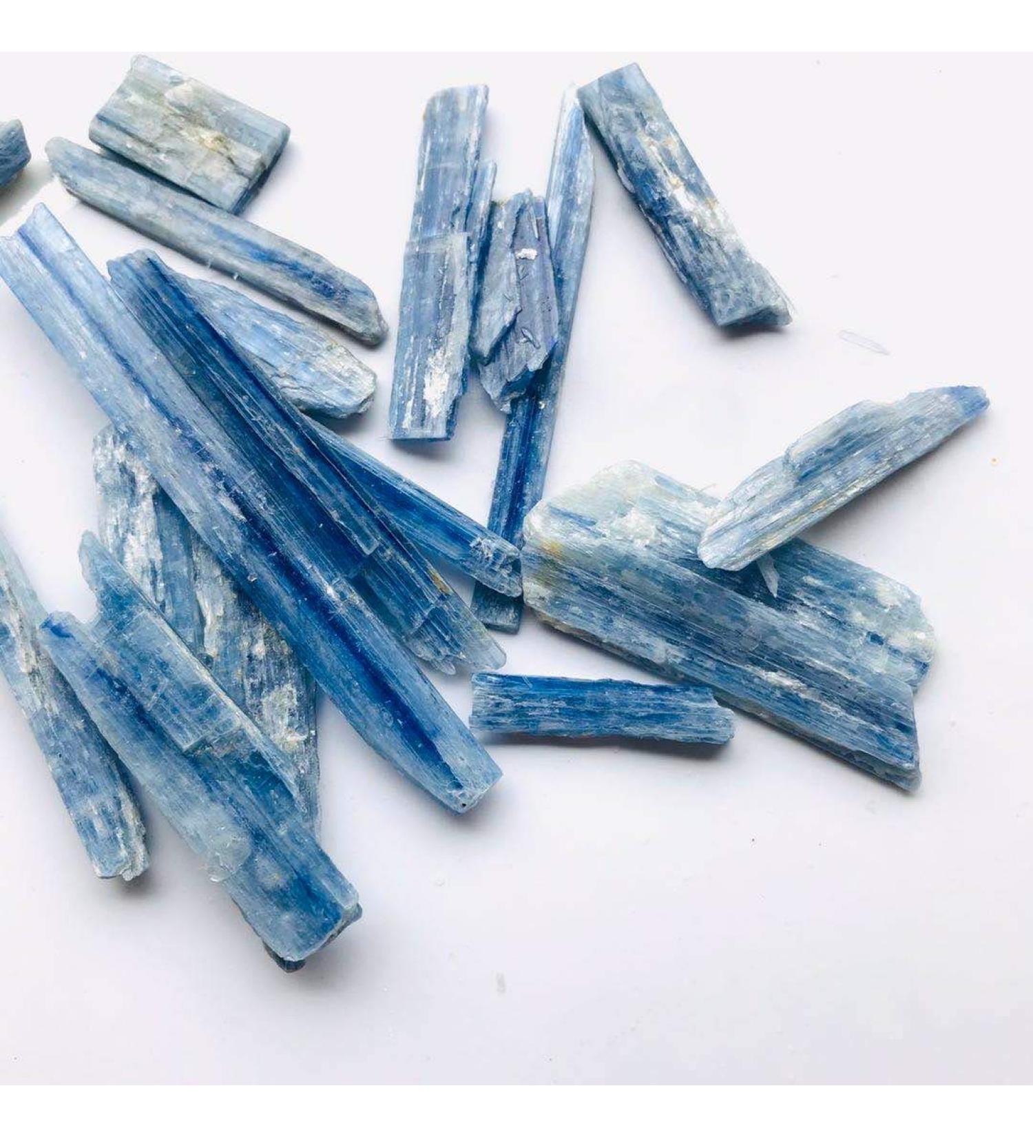 100g raw Natural kyanite Stone Strip Rough Blue Gemstone Slice Tumbled Stone for Sale Natural Stones and Minerals - Buy Online on GoSupps.com