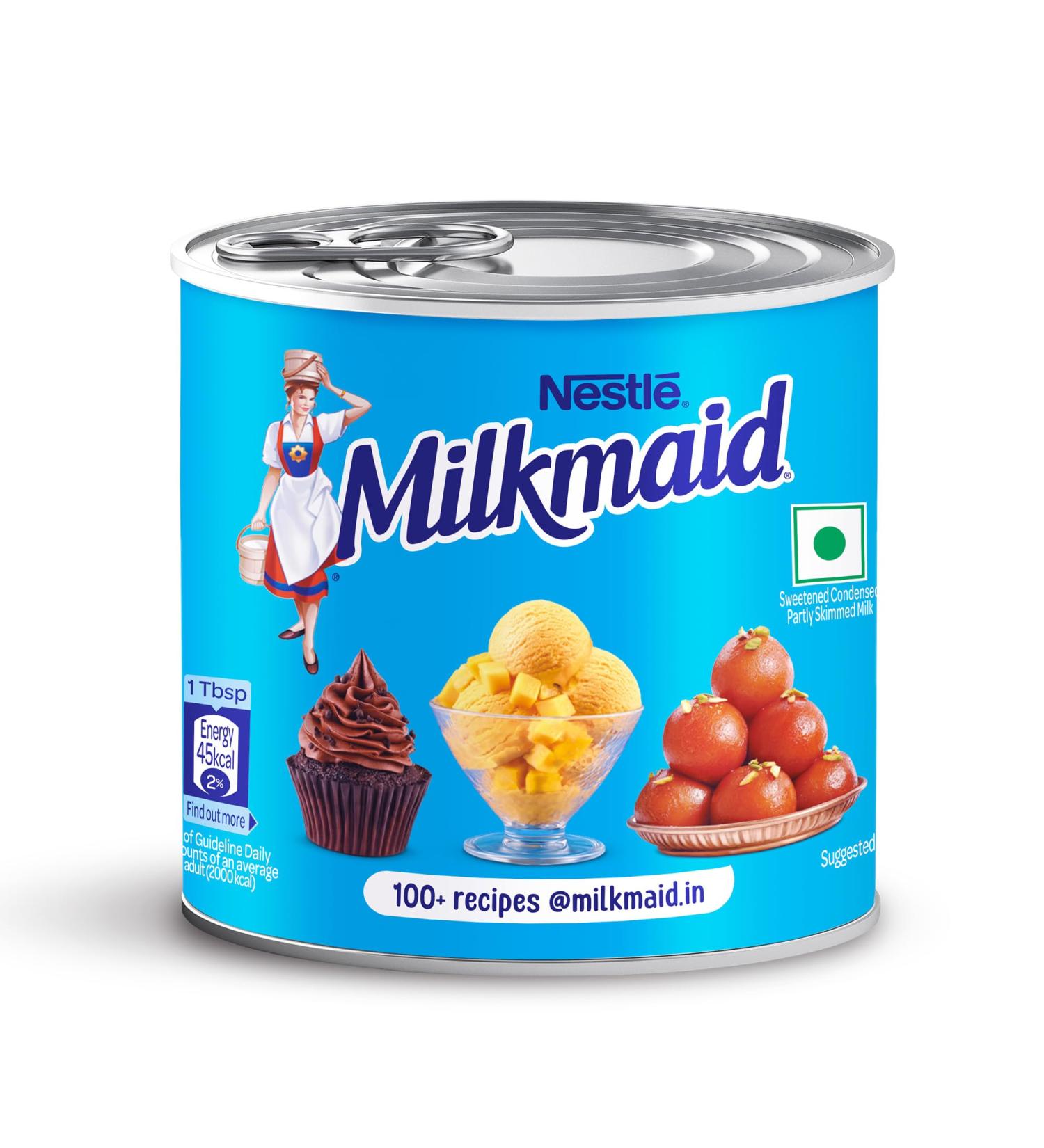 Nestle MILKMAID Sweetened Condensed Milk 400g Tin - Buy Online on GoSupps.com