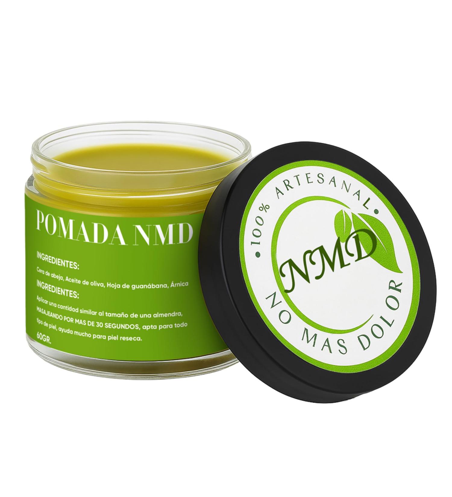GOOVIP Pomada NMD - Pomada NMD para Dolor with Arnica Soursop Olive and Beeswax Extracts for Muscle Feet Hands Legs Toes Back 100% Natural 2.11oz / 60G (1) - Buy Online on GoSupps.com