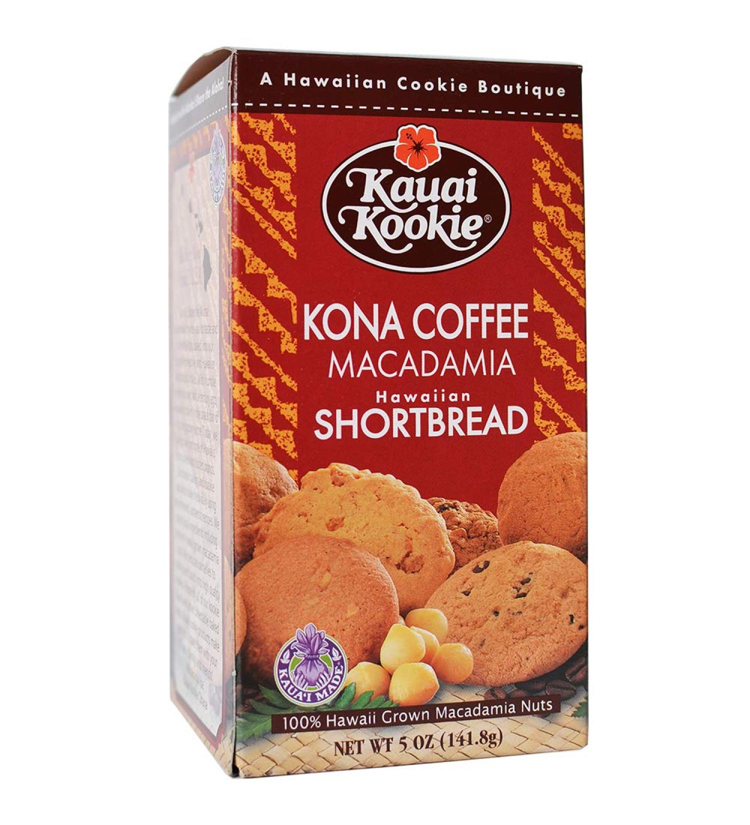 Kauai Kookies Kauai Kona Coffee Macadamia, 5 oz.