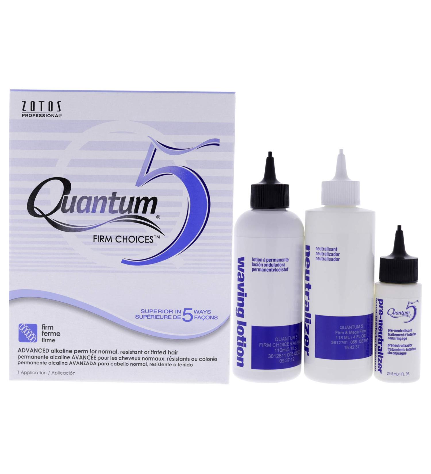 Zotos Quantum 5 Firm Choices Alkaline Permanent Treatment - 1 Application - Buy Online on GoSupps.com