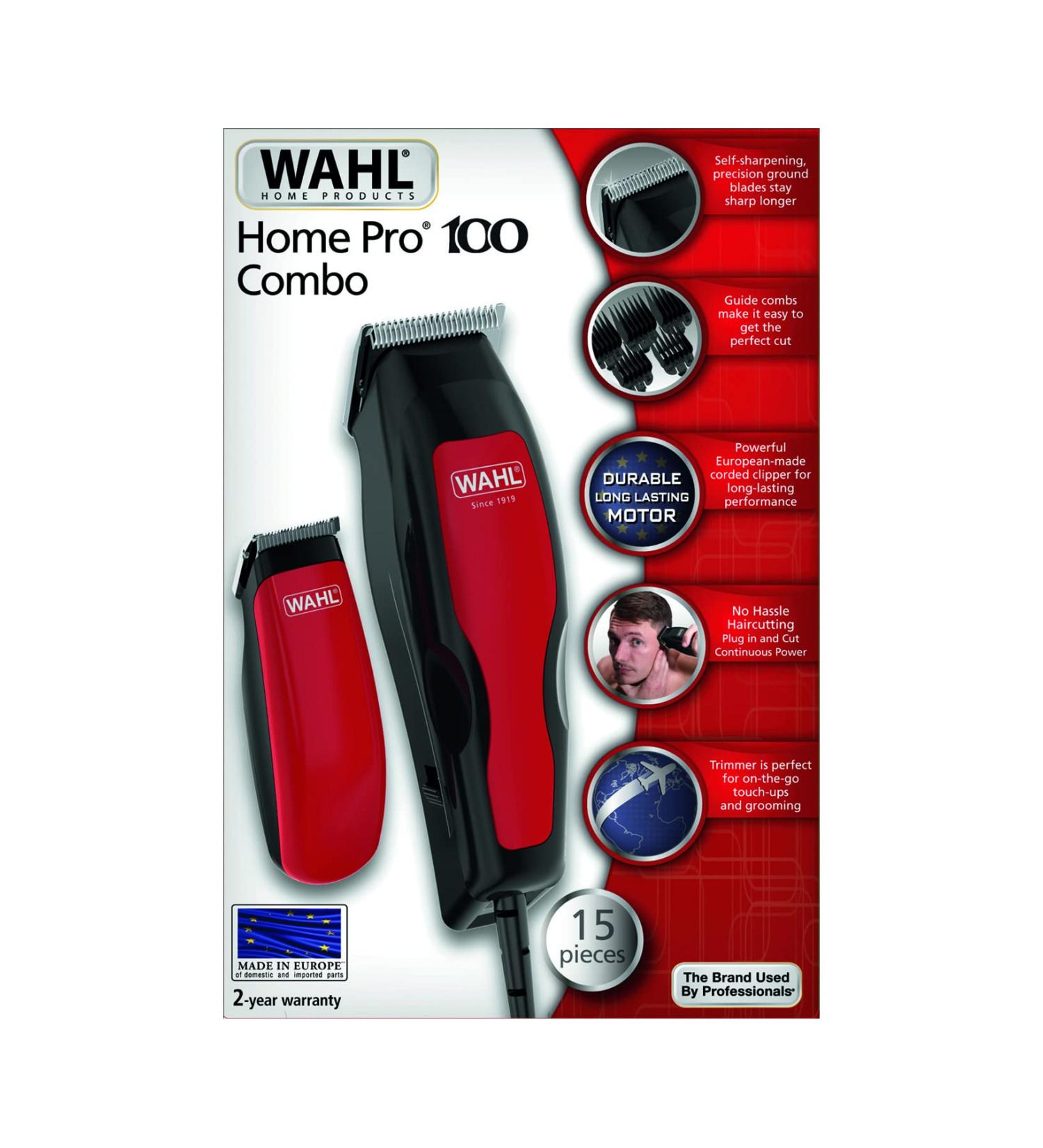 Choice Home Pro 100 Combo Hair Cutter - Mains & Battery Operated - Men's Trimmer with Accessories (3-25mm) - Knife Protection & Cleaning Brush Included - Buy Online on GoSupps.com