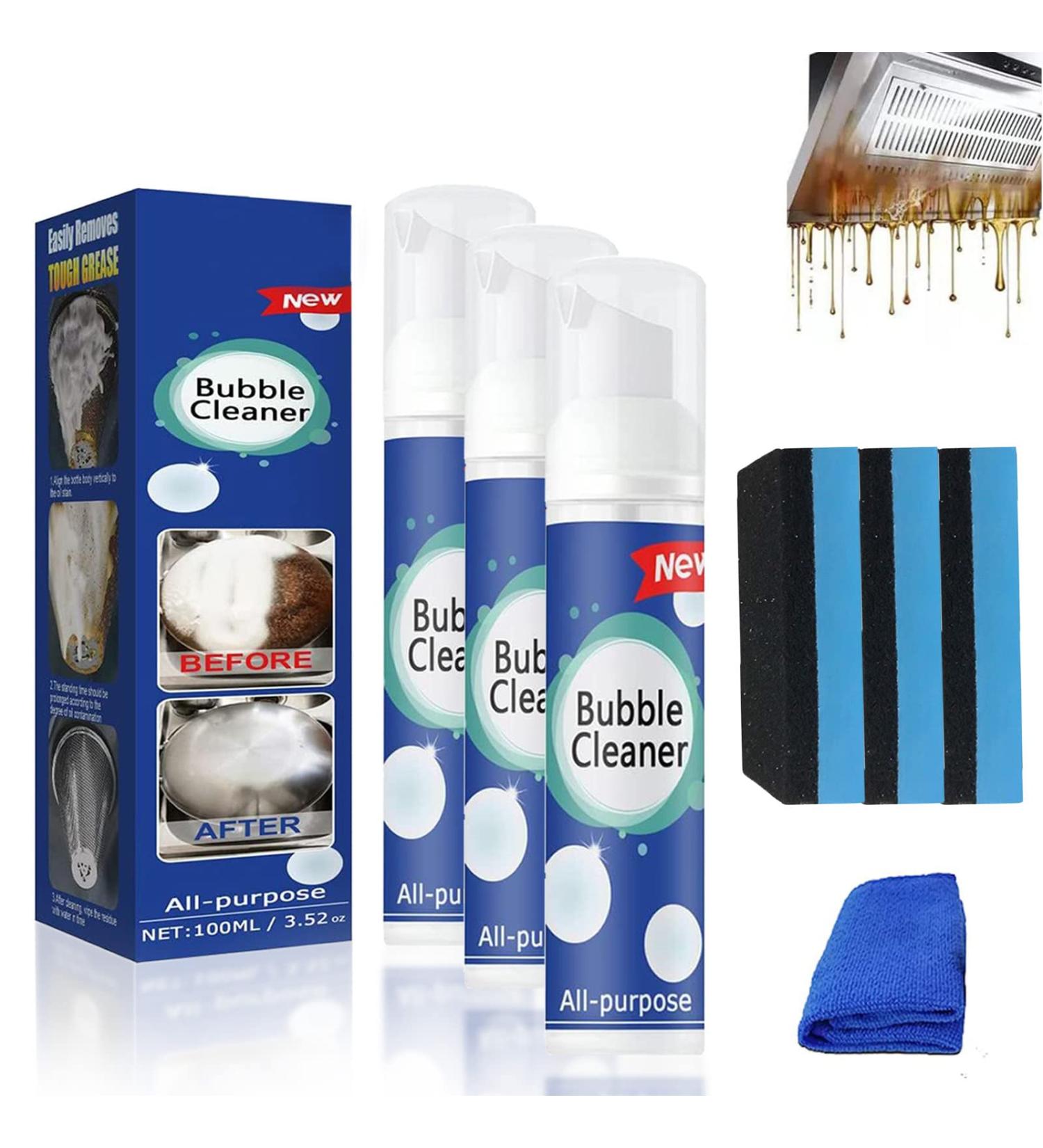 Homenpetz Cleaning Pots Spray Foaming Heavy Oil Stain Cleaner Reshline Foam Cleaner All Purpose Bubble Cleaner Foam Spray (100ML 3Pcs) - Buy Online on GoSupps.com