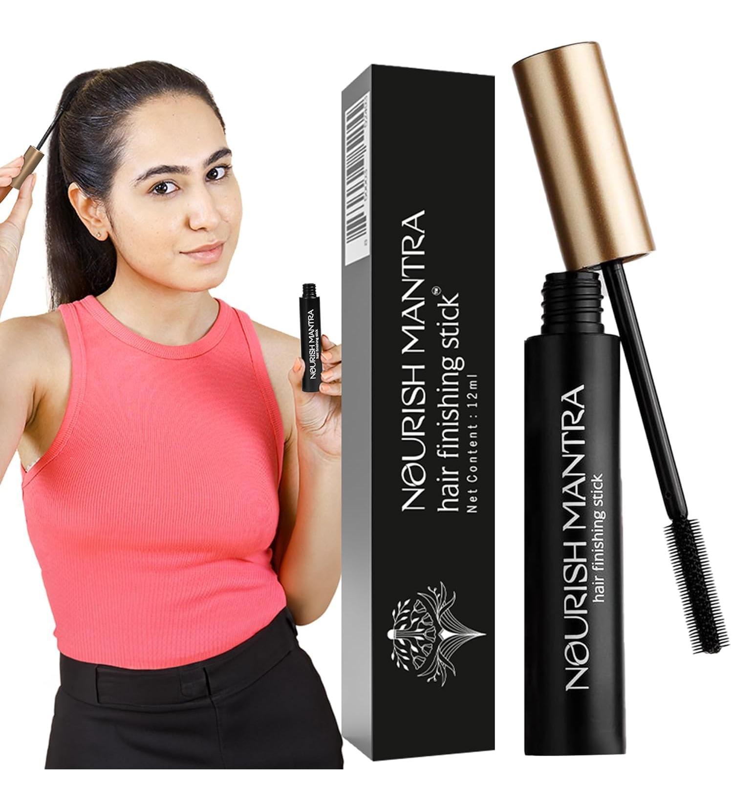 NOURISH MANTRA Hair Finishing Stick Gel Your Go-To Hair Fixer Non-Greasy And Non-Sticky Does Not Leaves A White Cast A Must-Have Hair Accessory For Unisex 12 Ml Pack of 1 - Buy Online on GoSupps.com