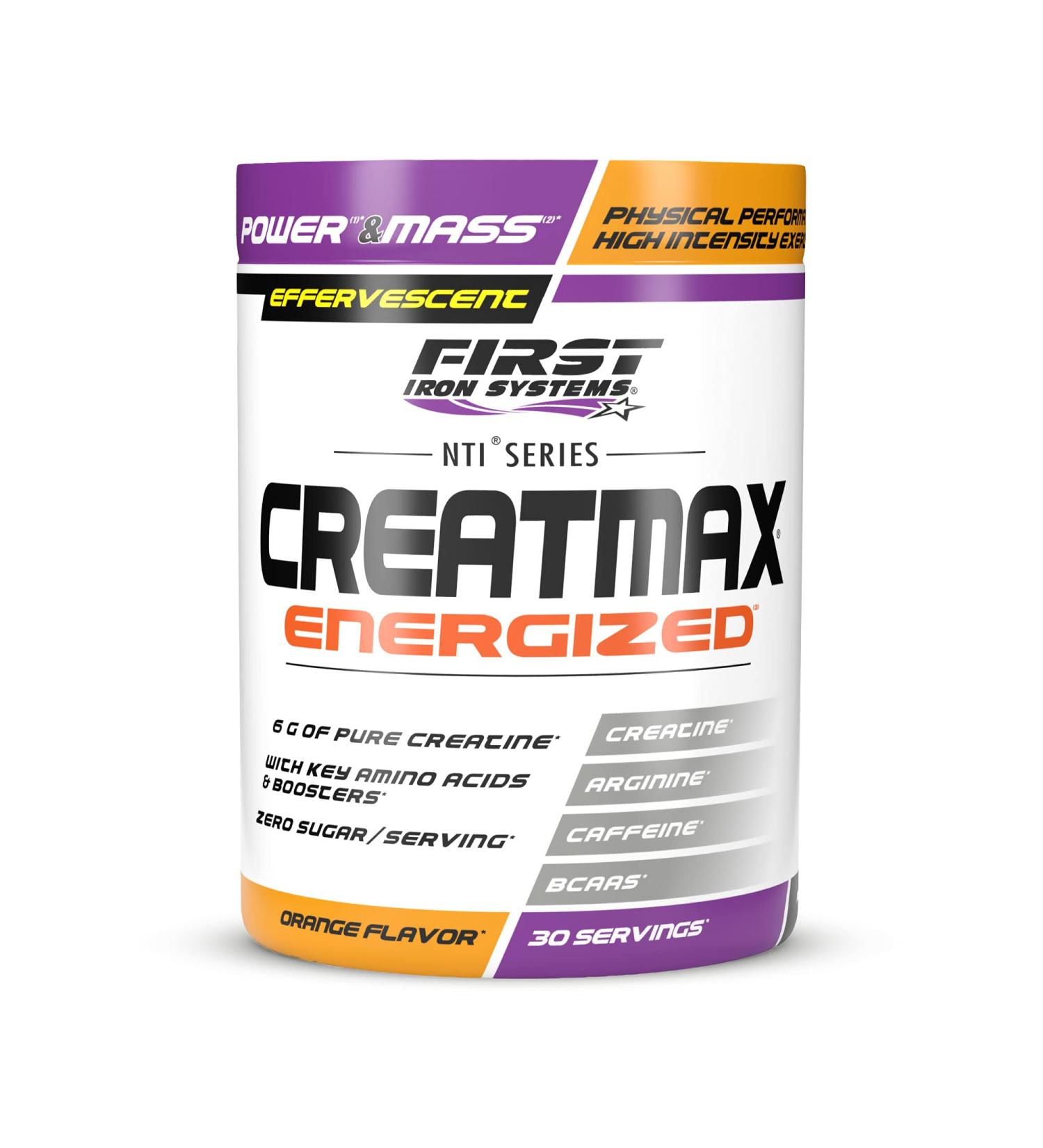 CREATMAX ENERGIZED (Orange Effervescent Creatine)