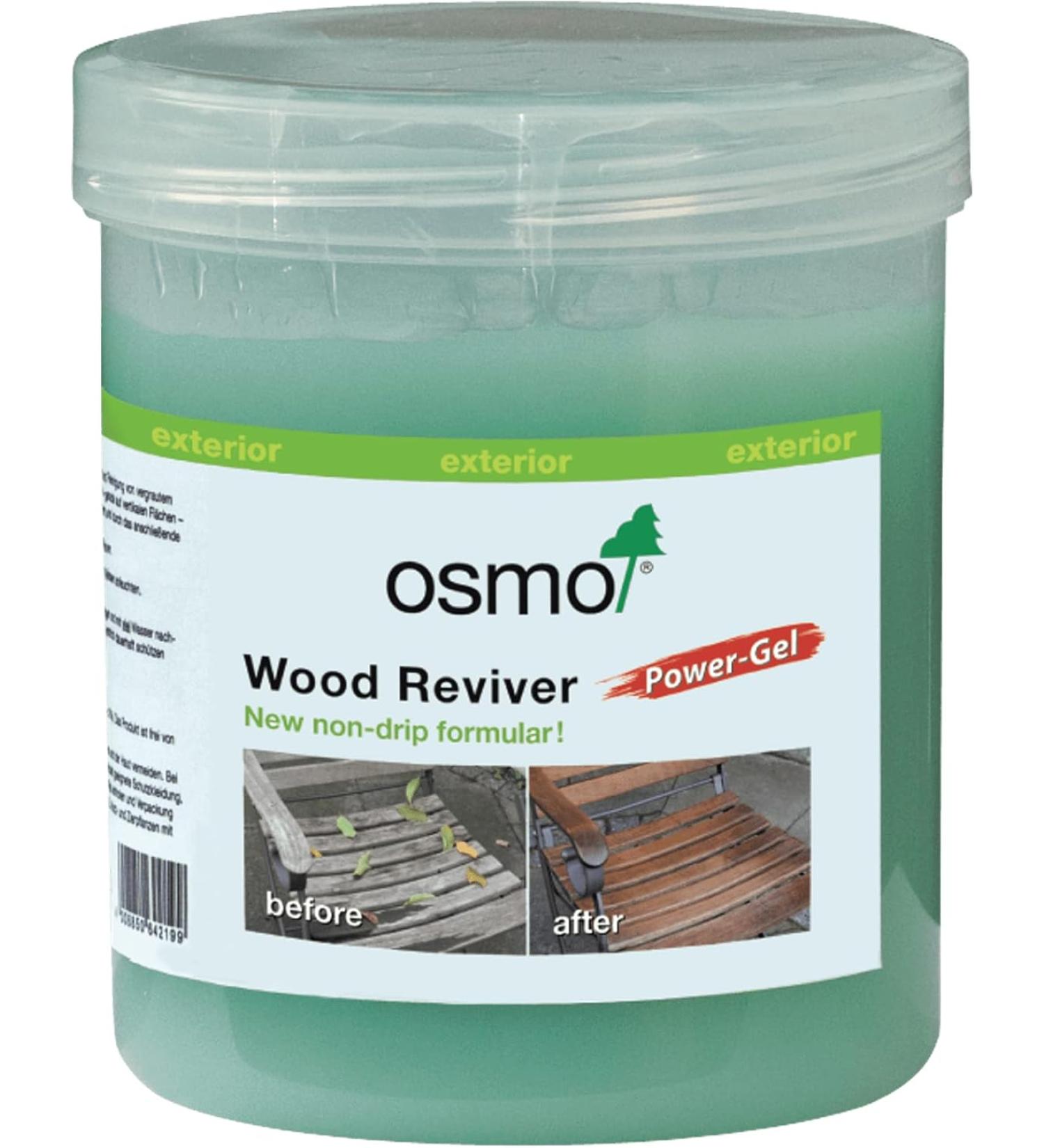 Osmo Wood Reviver Power Gel - Grey - 84.53 Oz - Buy Online on GoSupps.com