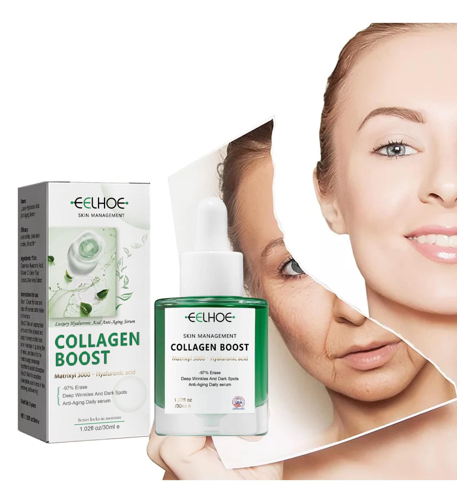 2Pcs Tlopa Luxury Hyaluronic Acid Anti-Aging Serum - Collagen Boost, Brightening & Hydrating - Buy Online on GoSupps.com