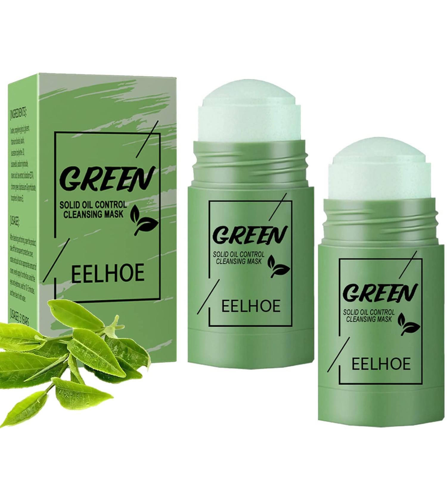 2Pack EELHOE Green Tea Mask Stick for Poreless Deep Cleanse - Ideal for Blackheads - Buy Online on GoSupps.com