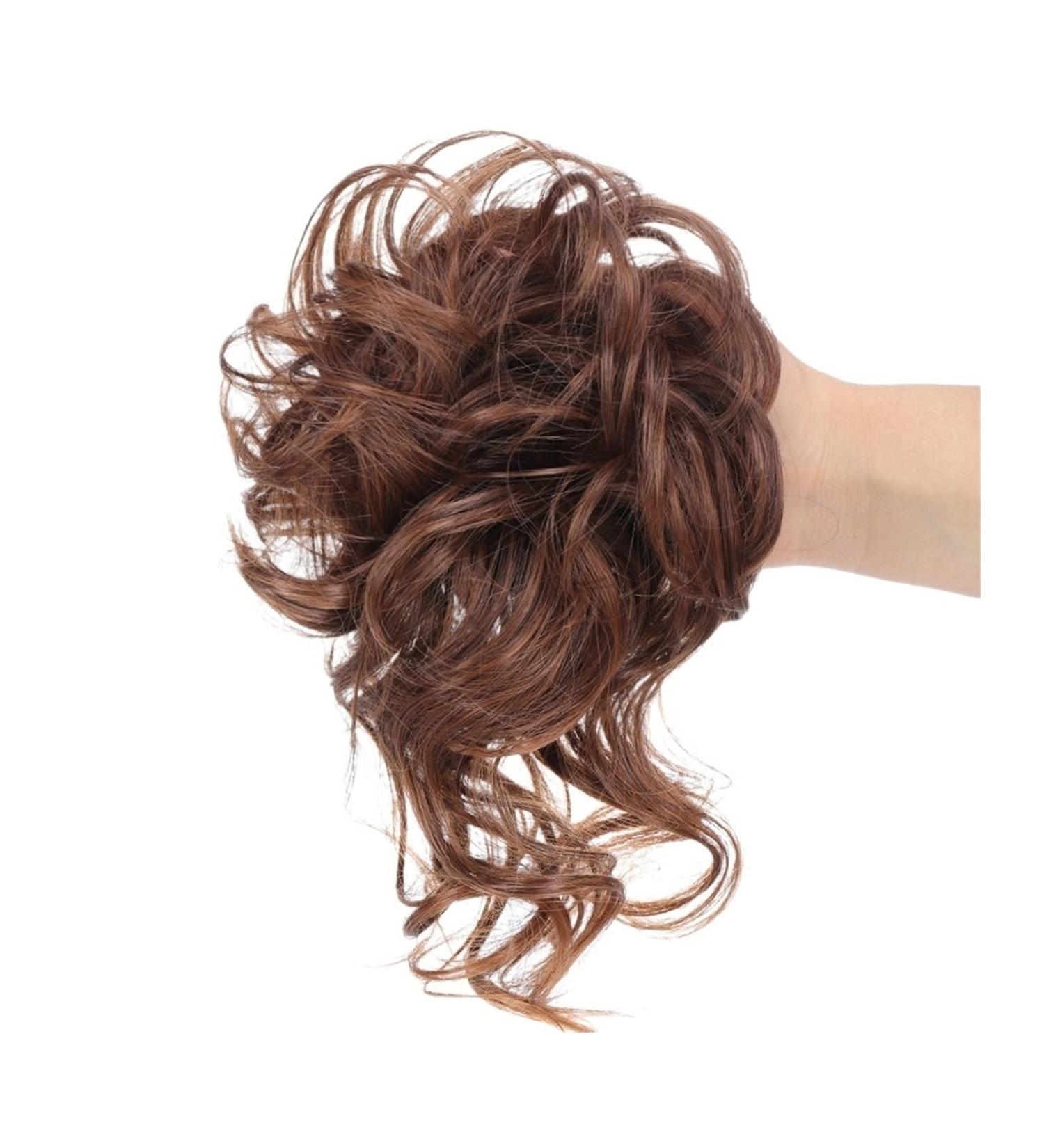 Messy Bun Hair Piece for Women Pieces Curly Chignon Donut Scrunchie for Women Messy Bun Hair Piece Synthetic Tousled Updo Hair Buns Extension Elastic Hair Band Hair Fake Hair Accessories for Women 30T4 - Buy Online on GoSupps.com