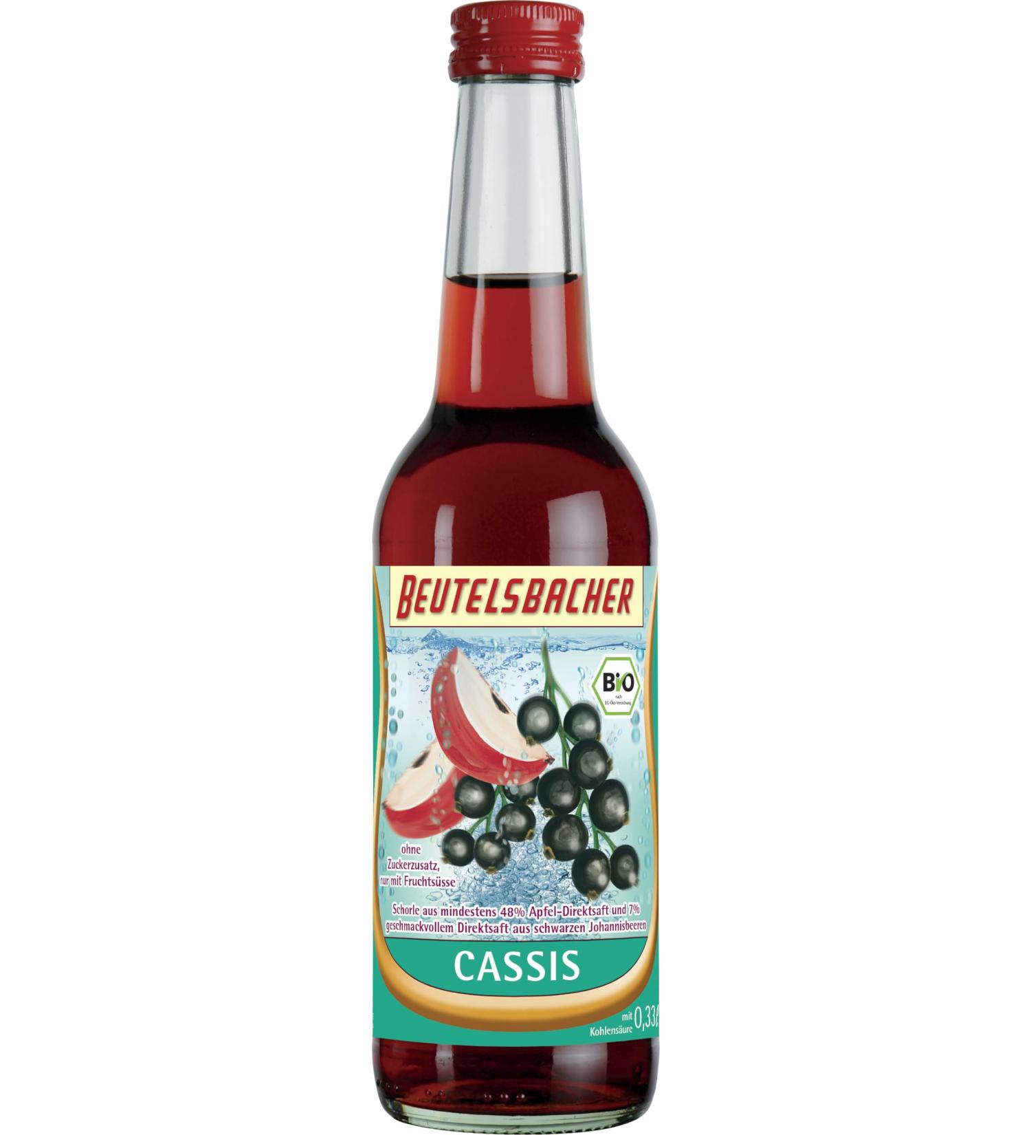Beutelsbacher Organic Cassis Spritzer (2 x 0.33 l)