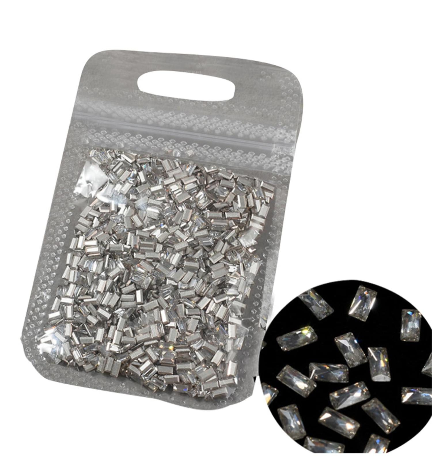 1440Pcs Flatback Rhinestones Nails Art For DIY Projects And Clothing Embellishments Crafts And Sewing Nails Art Decoration 10 strips - Buy Online on GoSupps.com