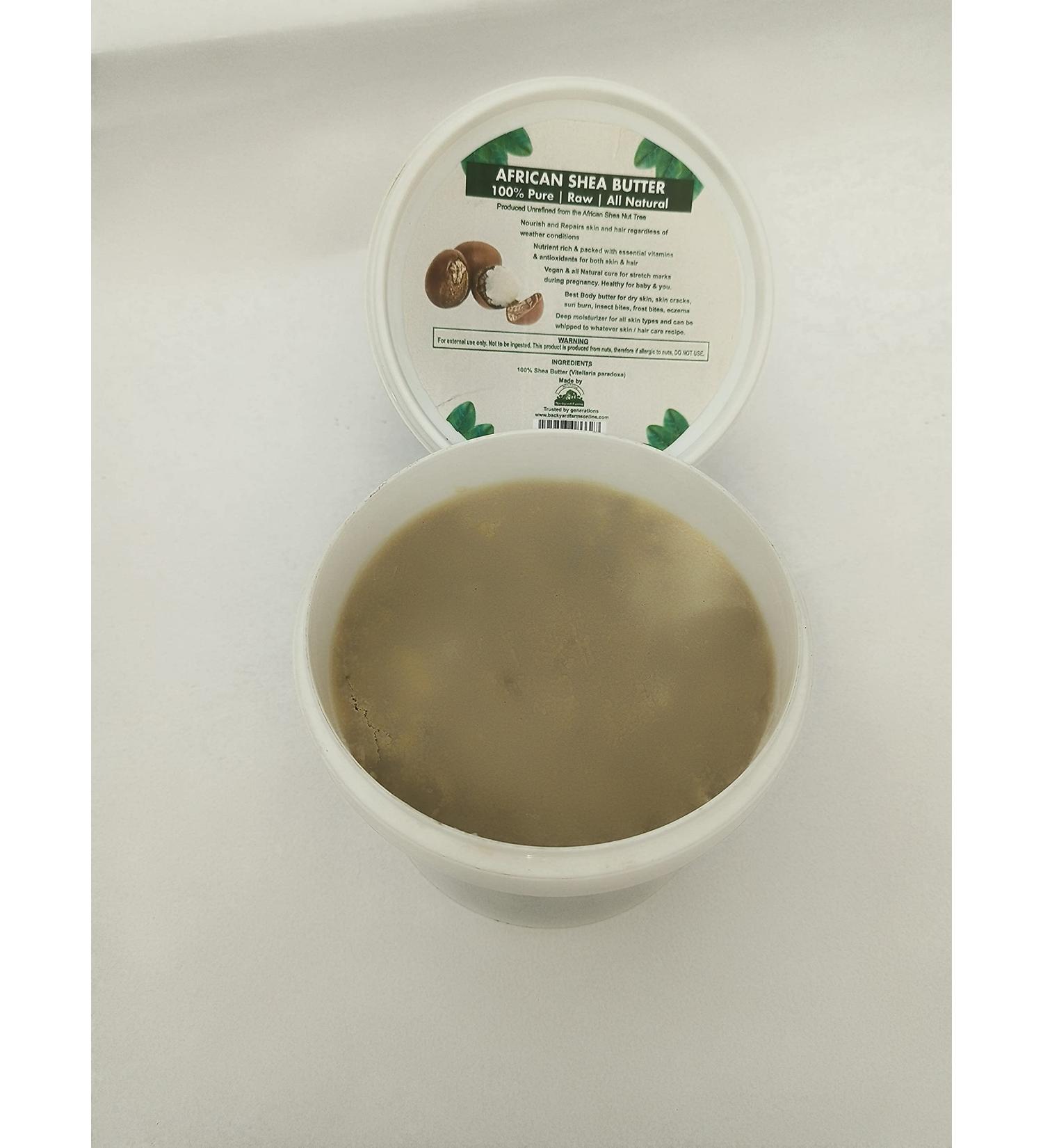Buy 100% Pure Raw African Shea Butter - All-Natural Moisturizer for Skin & Hair - Buy Online on GoSupps.com