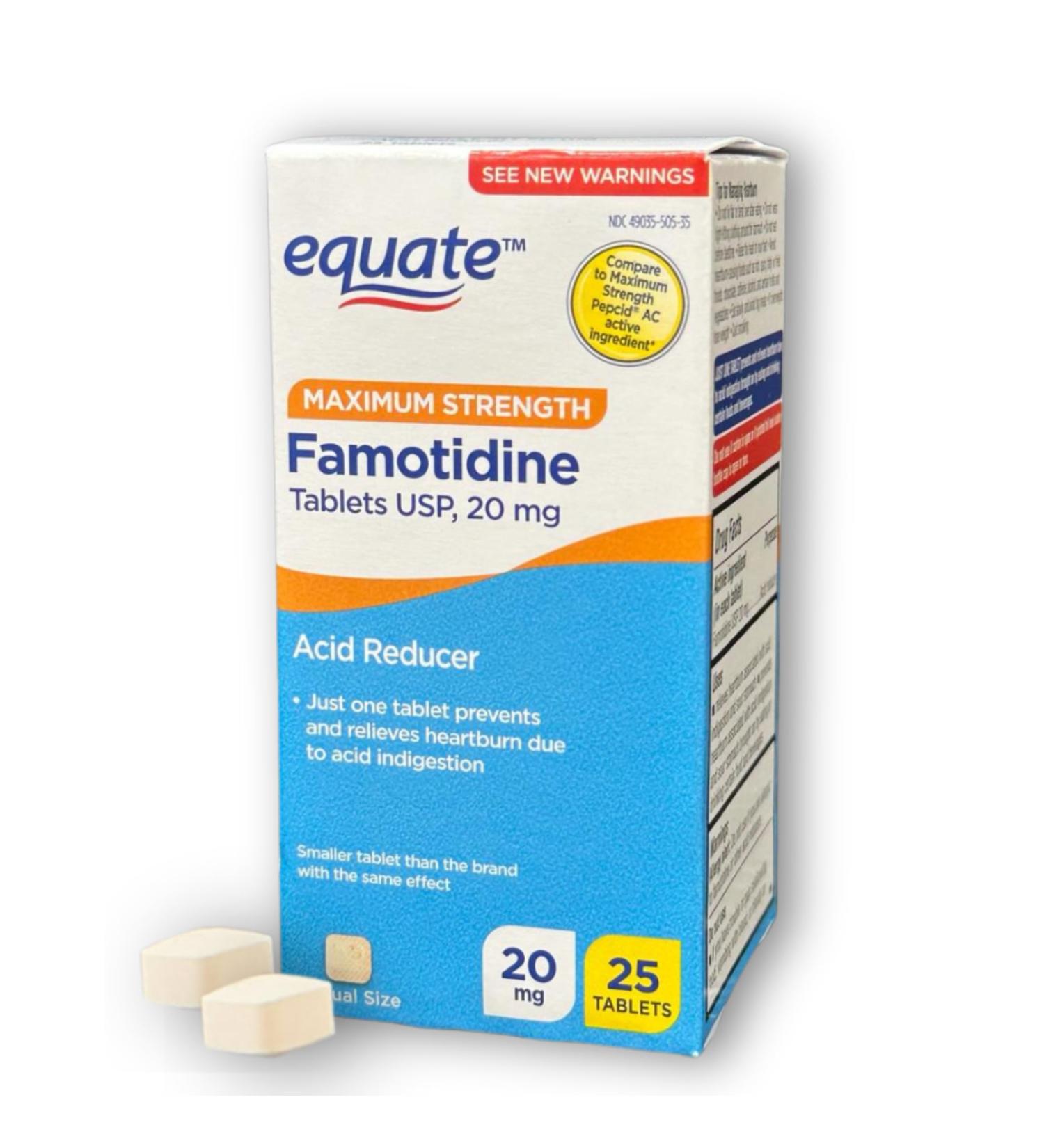 FUSION SHOP STORE Smart choices meaningful life! Famotidine 20mg Tablets- Maximum Strength 25ct (Pack of 1) - Buy Online on GoSupps.com