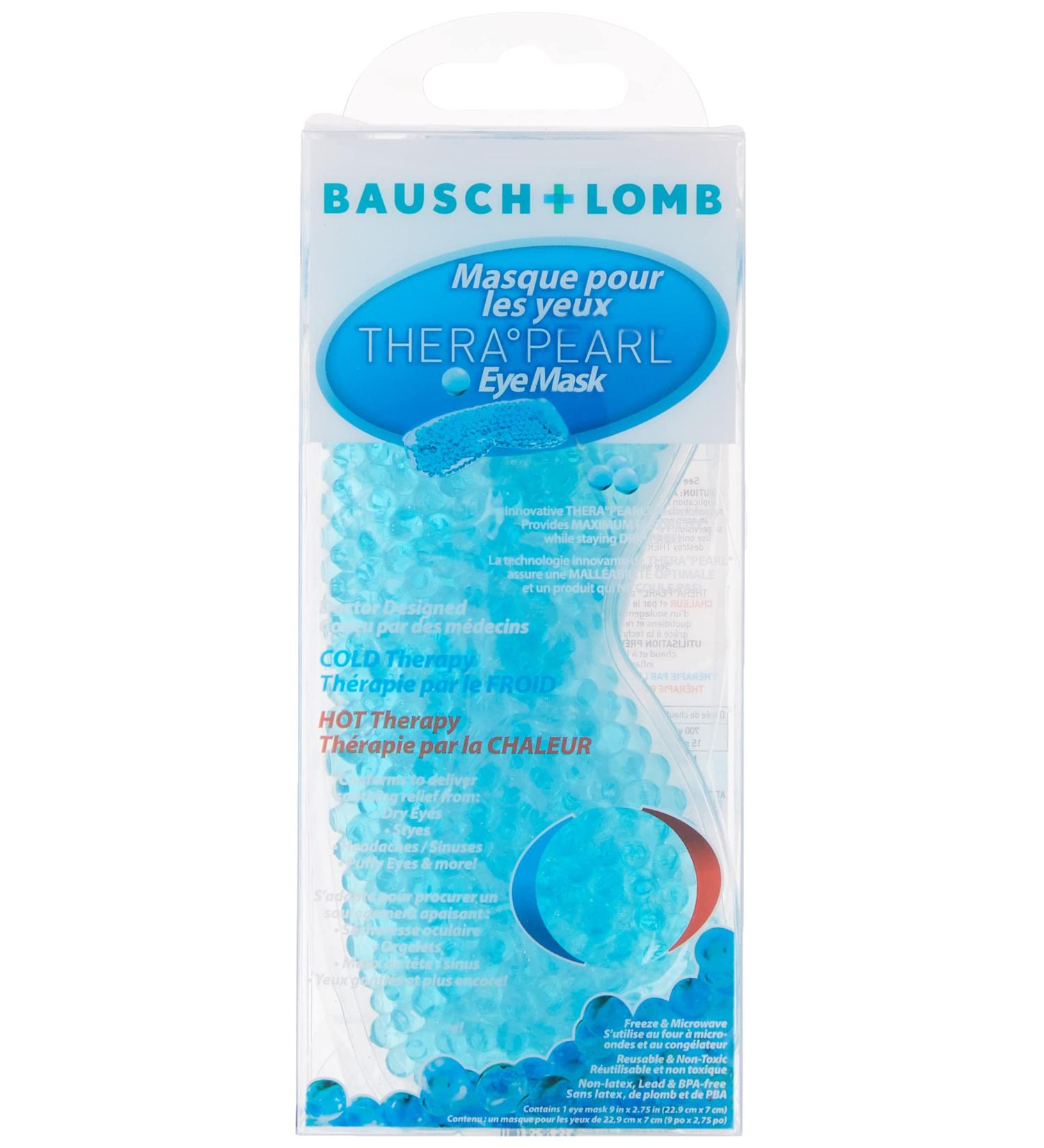 Therapearl Sleep Eye Mask for Dry Puffy Eyes & Dark Circles Helps to Relieve Headaches Migranes & Sinuses Cold or Heat Therapy (Pack of 1) - Buy Online on GoSupps.com