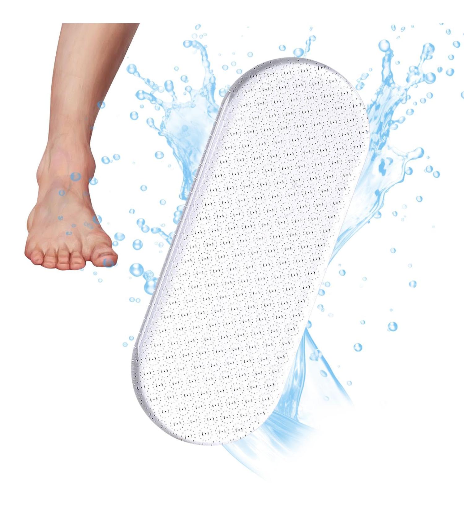 Glass Foot File Callus Remover Glass Callus Remover | Dry Heels Clear Foot File Pedicure Kit in-Shower Foot Scrubber Pedicure Helper for Smoothing Soft Feet - Buy Online on GoSupps.com
