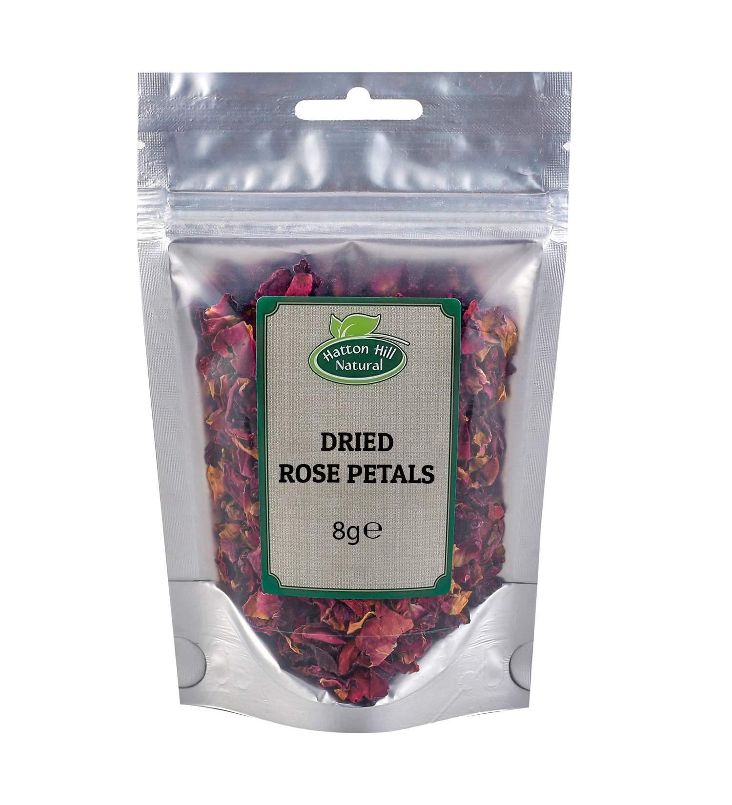 Dried Edible Rose Petals 8g by Hatton Hill - Buy Online on GoSupps.com