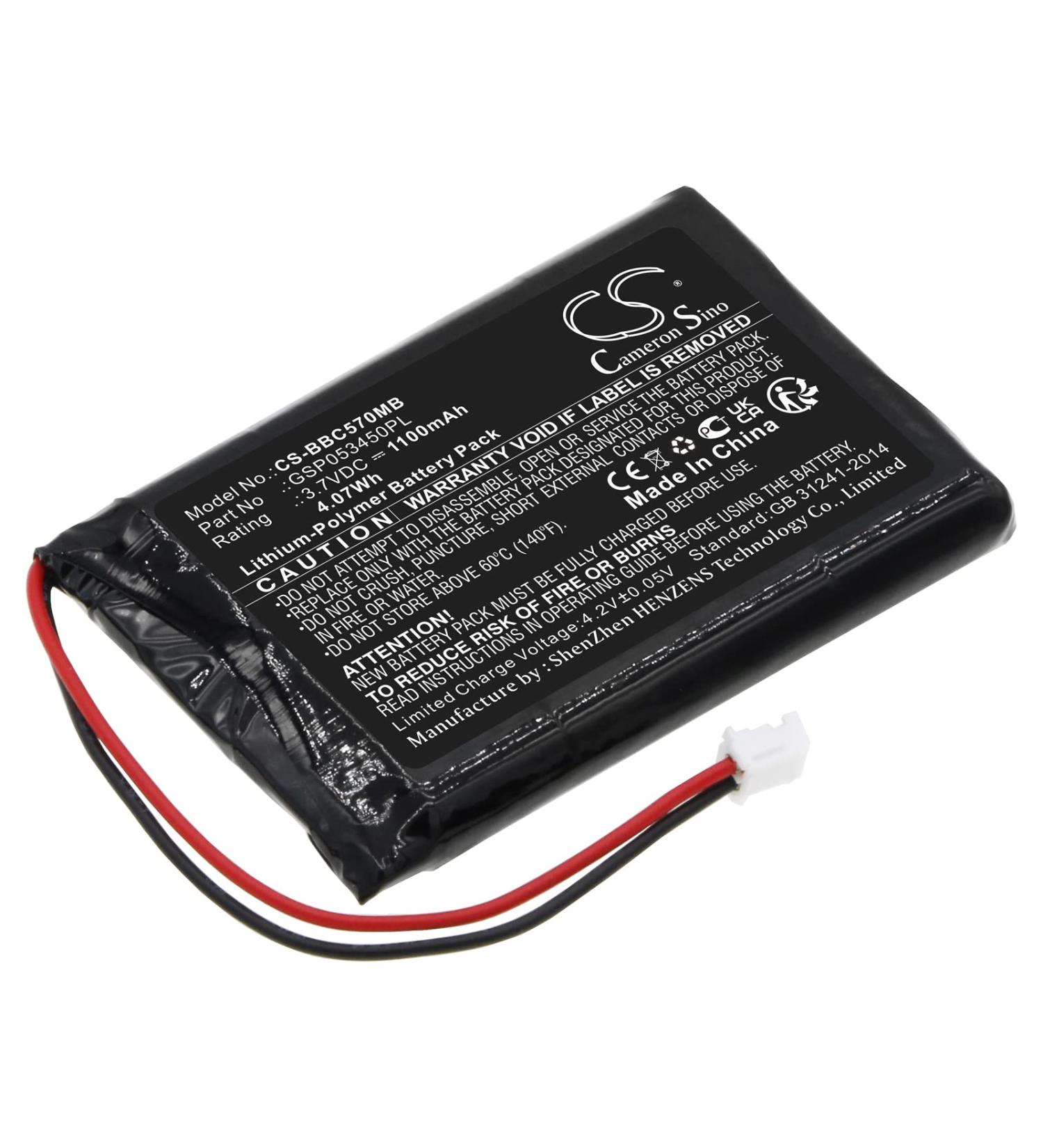 High-Performance 3.7V Replacement Battery for Babyalarm BC-5700D | GSP053450PL 1100mAh Shipping Worldwide - Buy Online on GoSupps.com