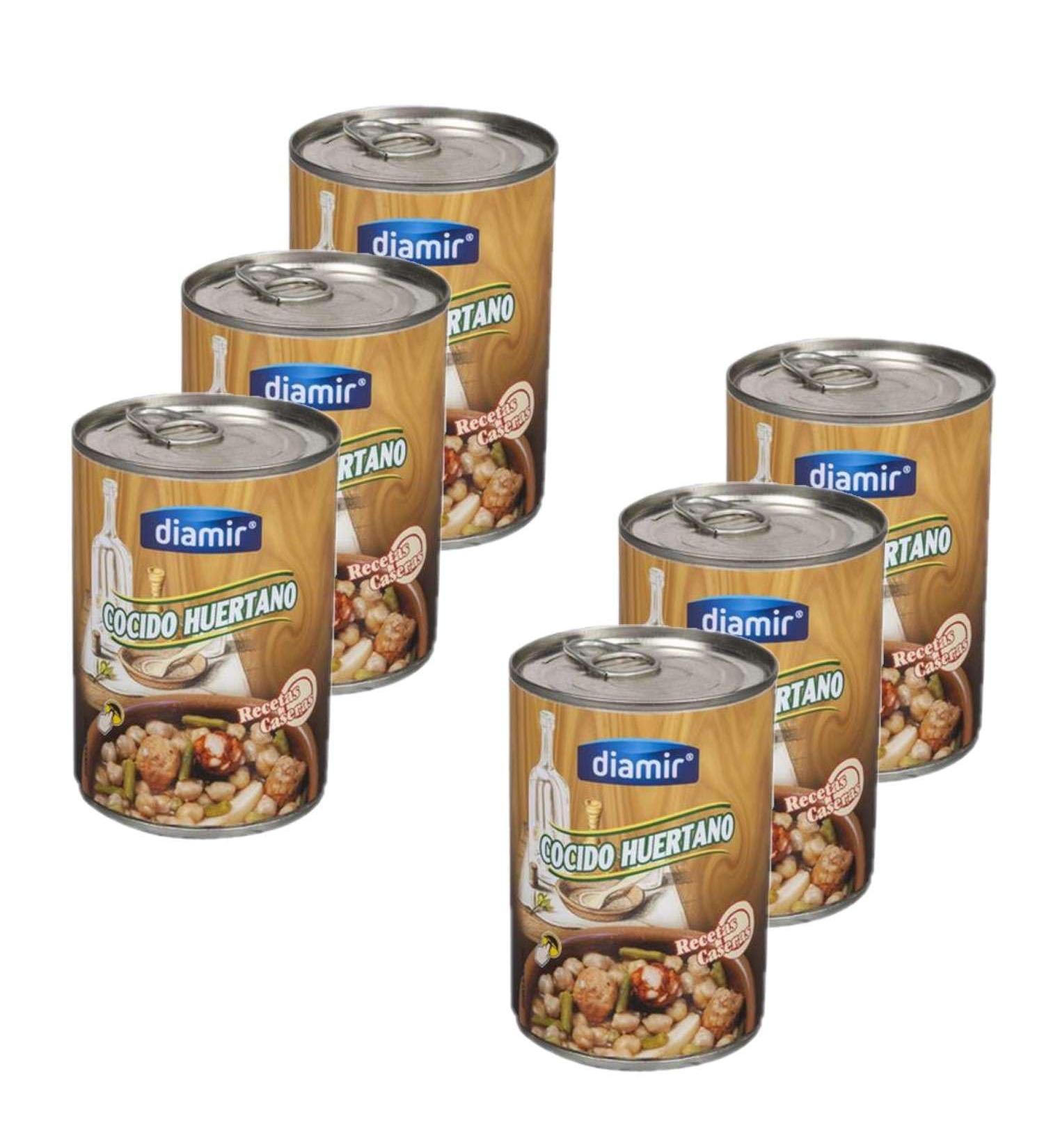 diamir Lot 6x Vegetable and meat stew - Box 420g