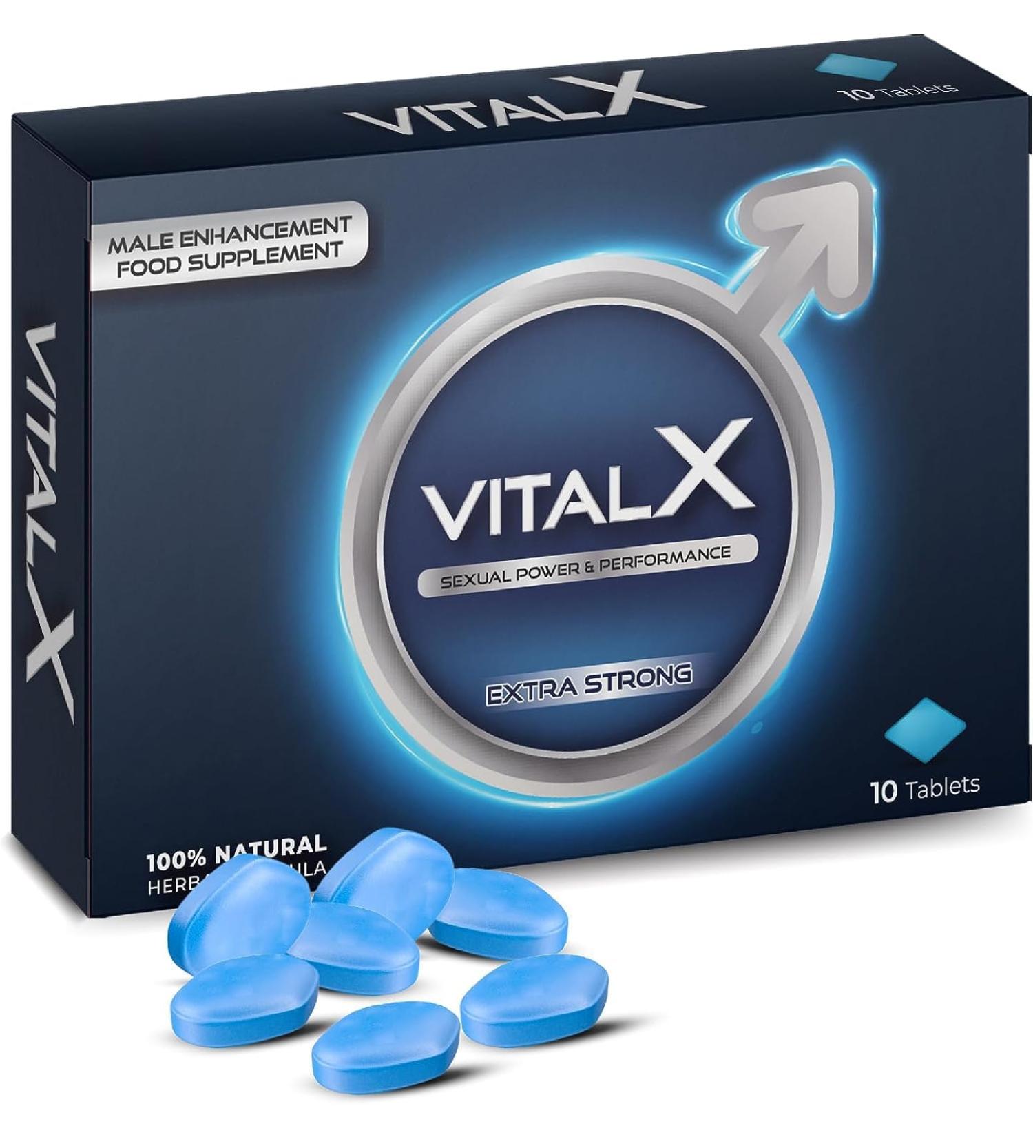 VitalX Stronger Tablets - Power & Performance Boost - Immediate Effect | 100% Natural - Pack of 10 - Buy Online on GoSupps.com